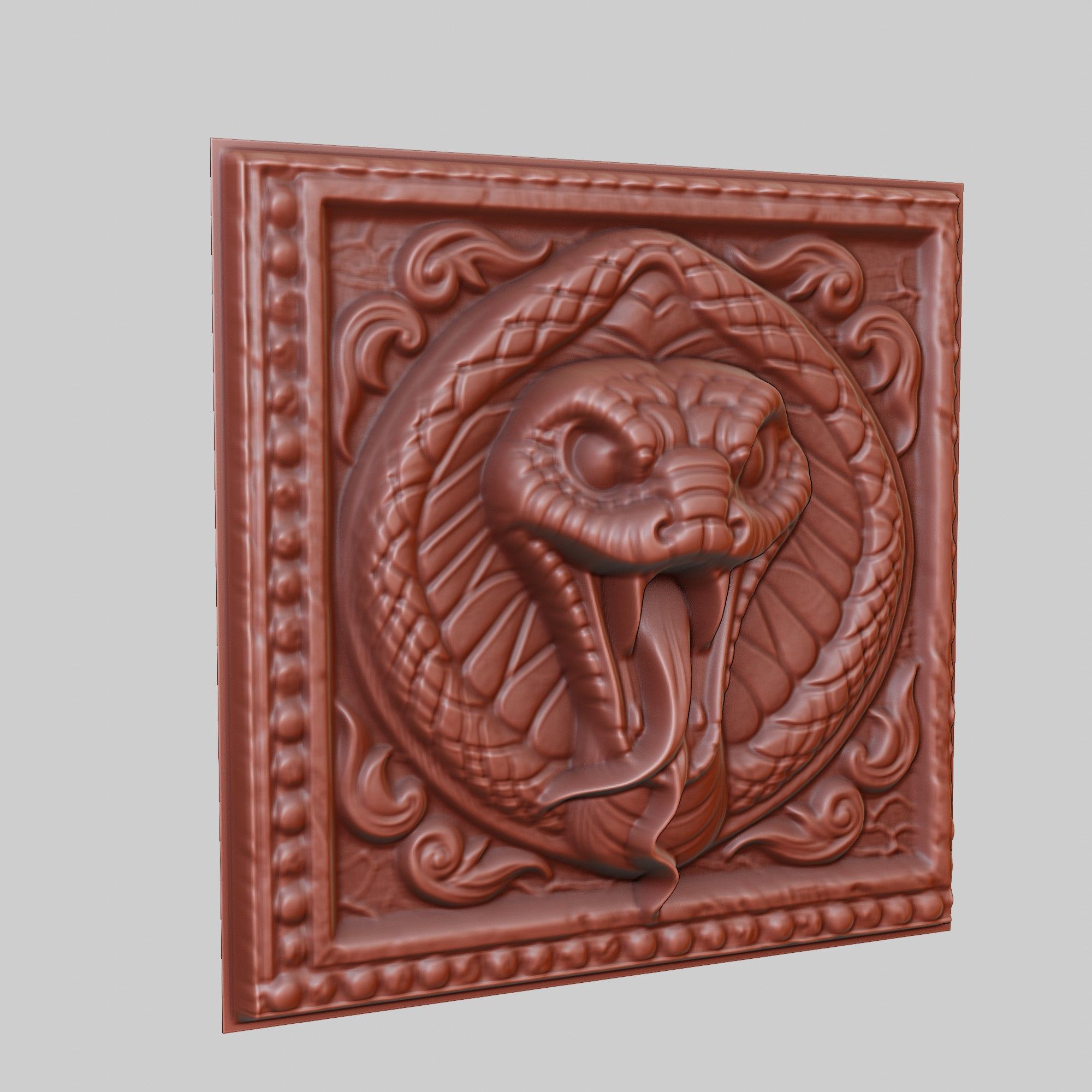 Snake Animal 3D print model_3