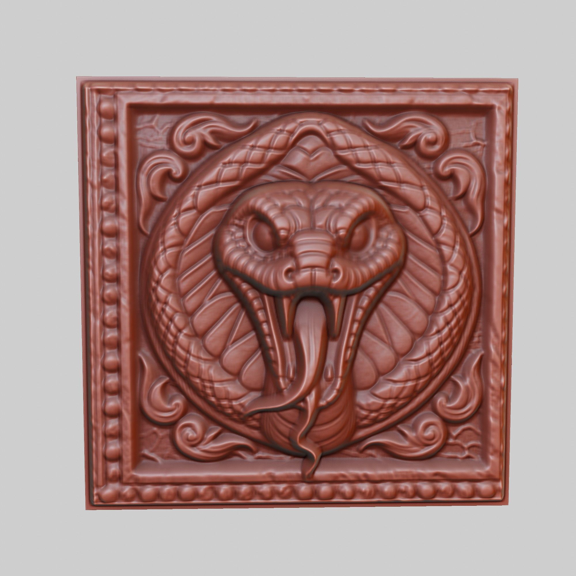 Snake Animal 3D print model_2