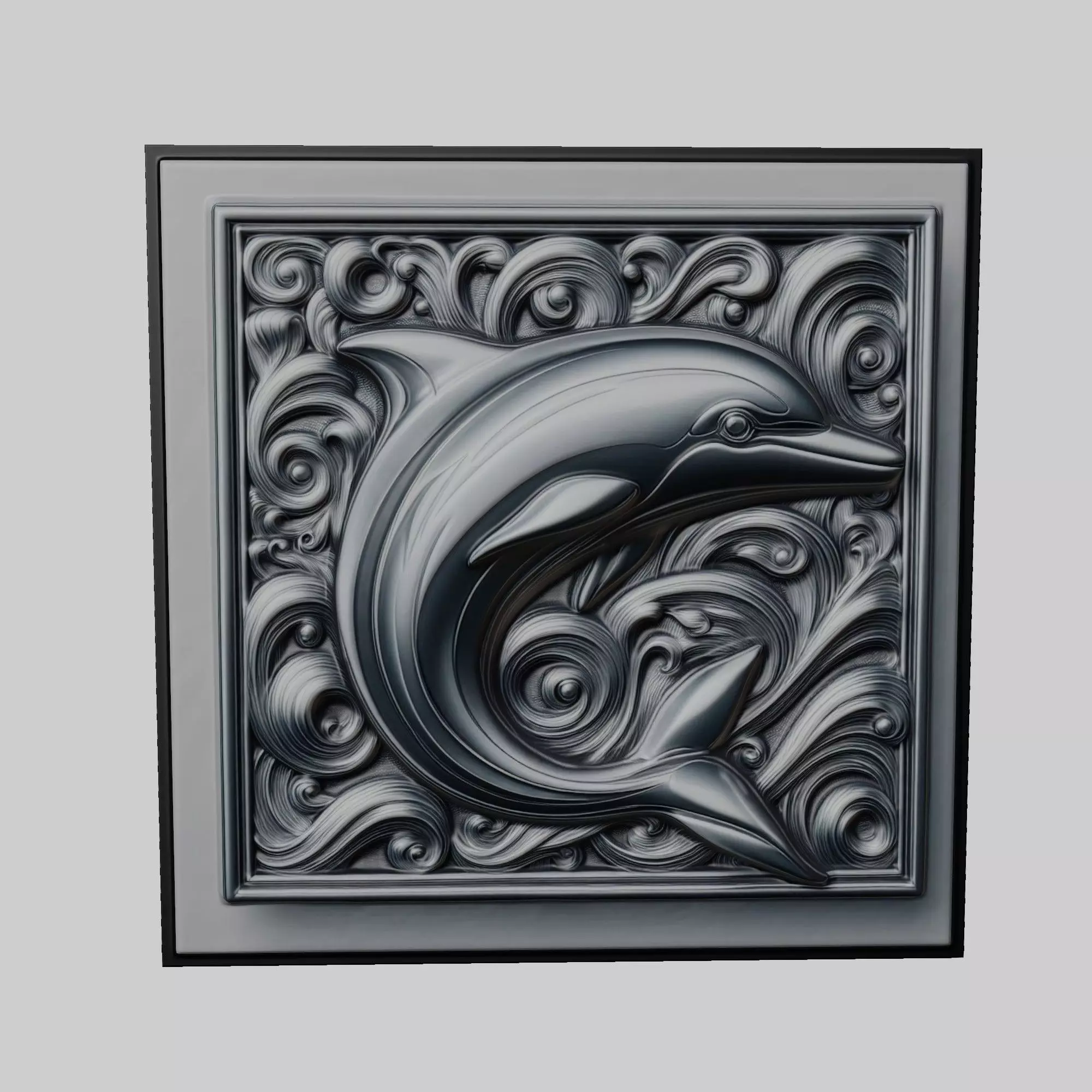 Dolphin Animal 3D print model_0