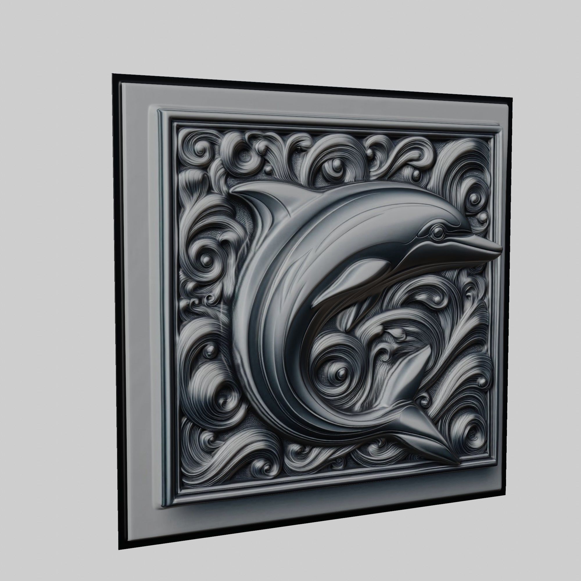 Dolphin Animal 3D print model_1