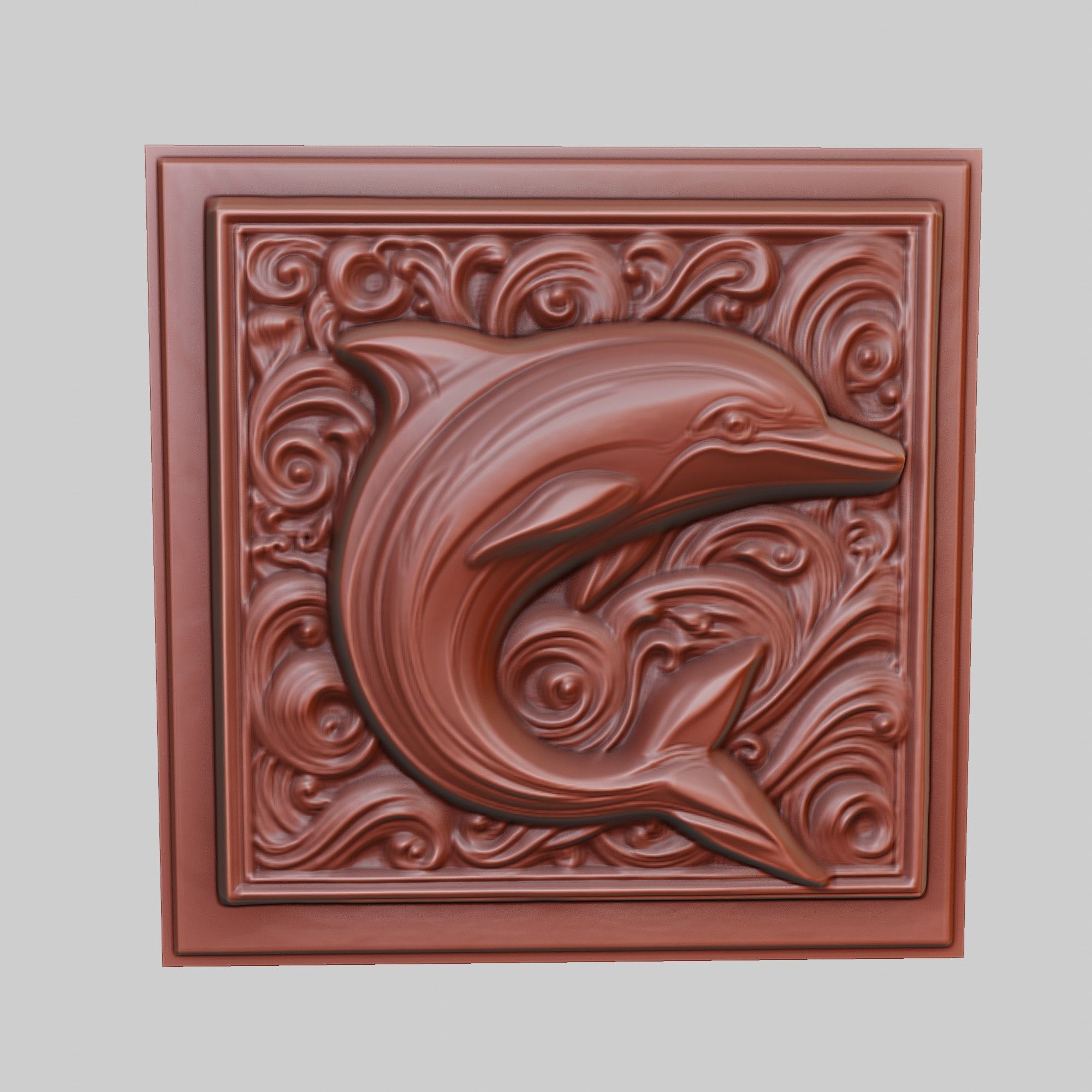 Dolphin Animal 3D print model_2