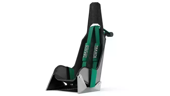 Drag Racing Seat Low-poly 3D model