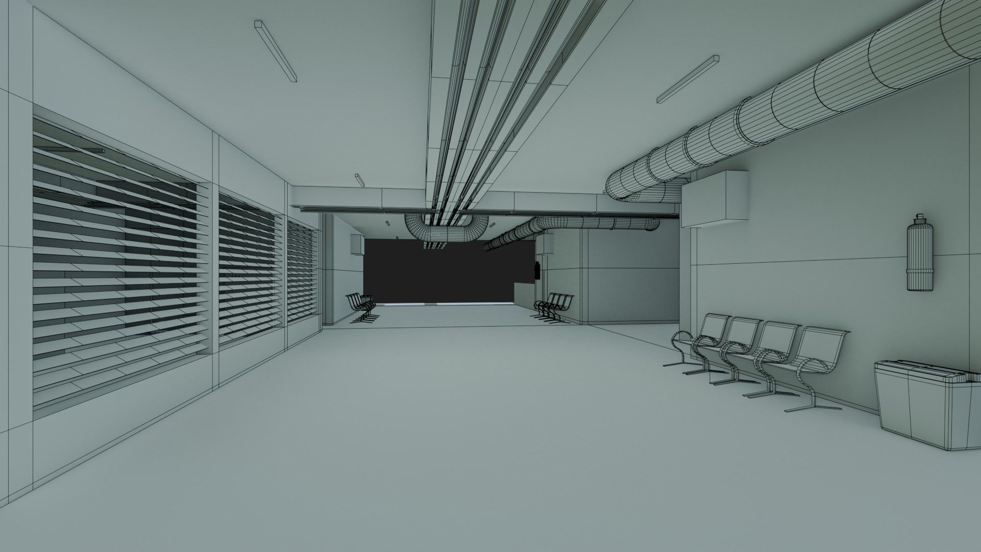 Basement Area - Game Ready - PBR Low-poly 3D model_15