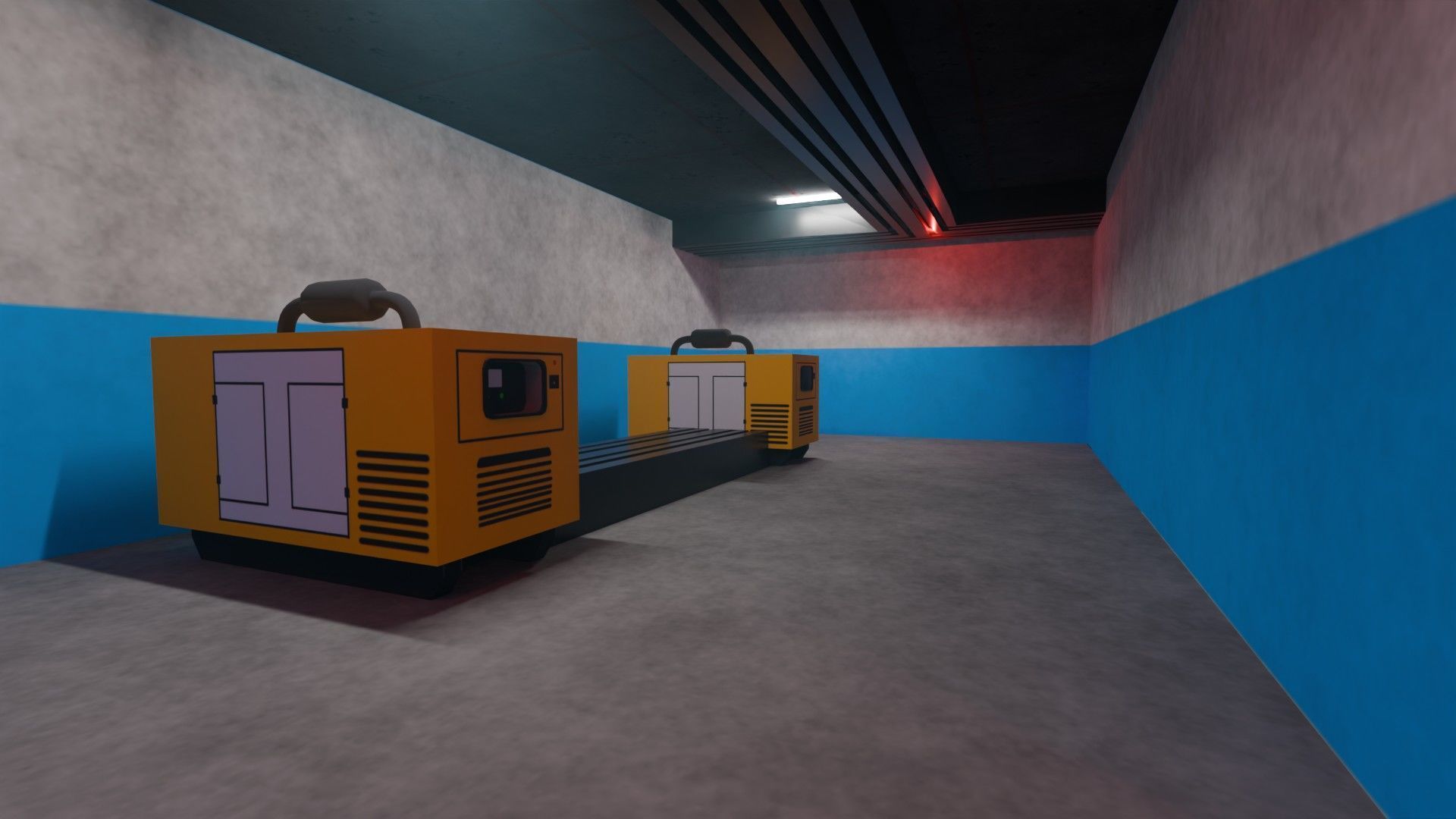 Basement Area - Game Ready - PBR Low-poly 3D model_7