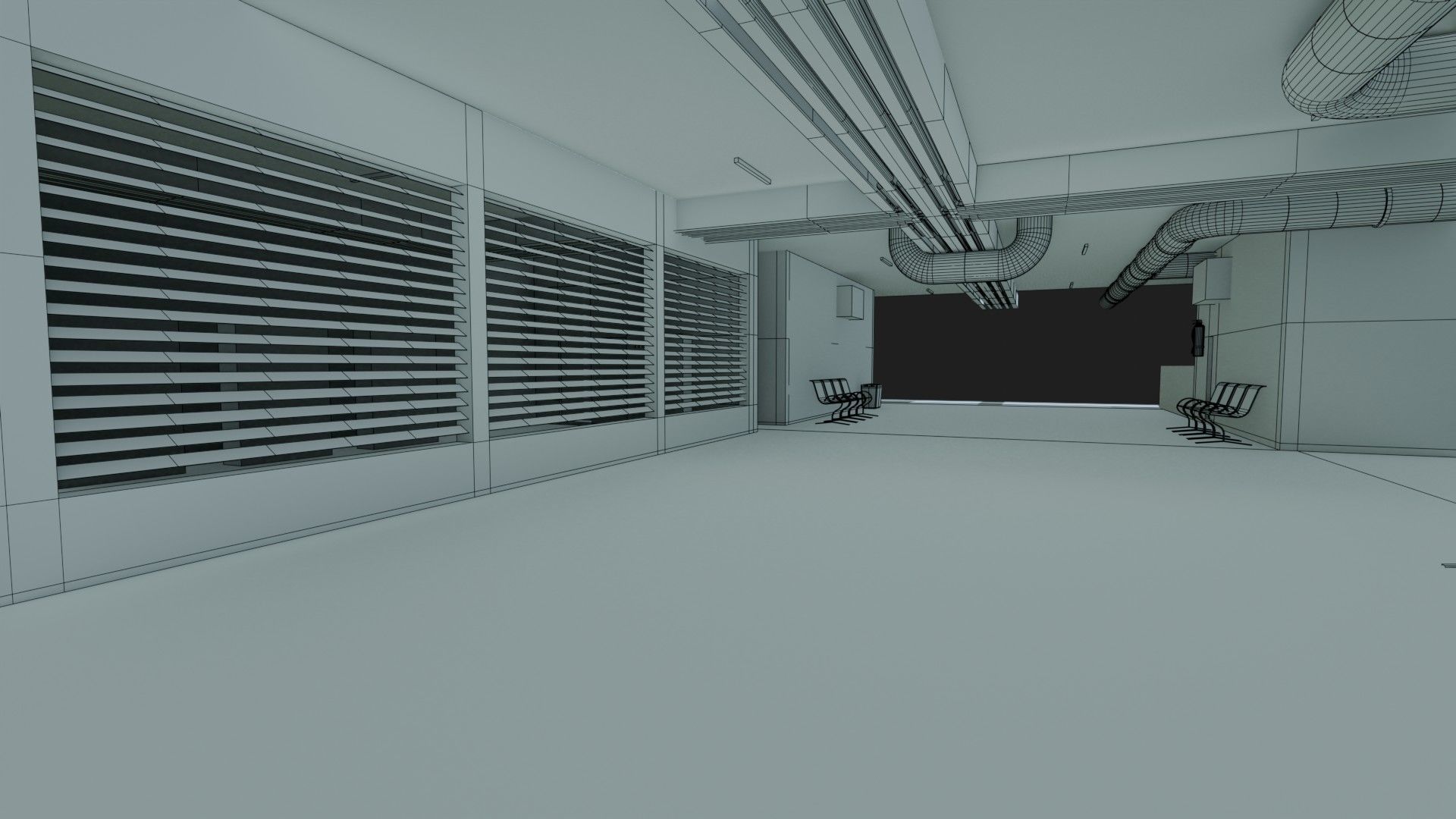 Basement Area - Game Ready - PBR Low-poly 3D model_19