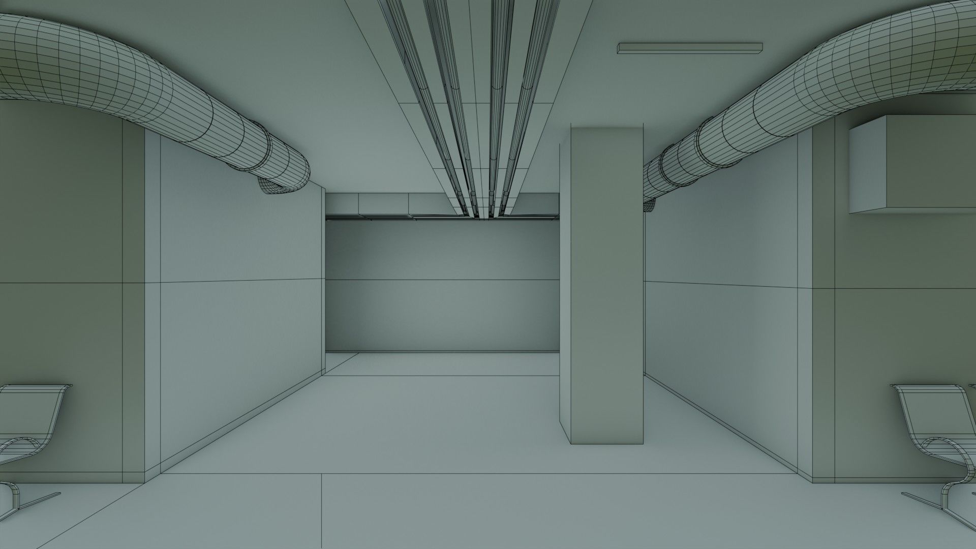 Basement Area - Game Ready - PBR Low-poly 3D model_20