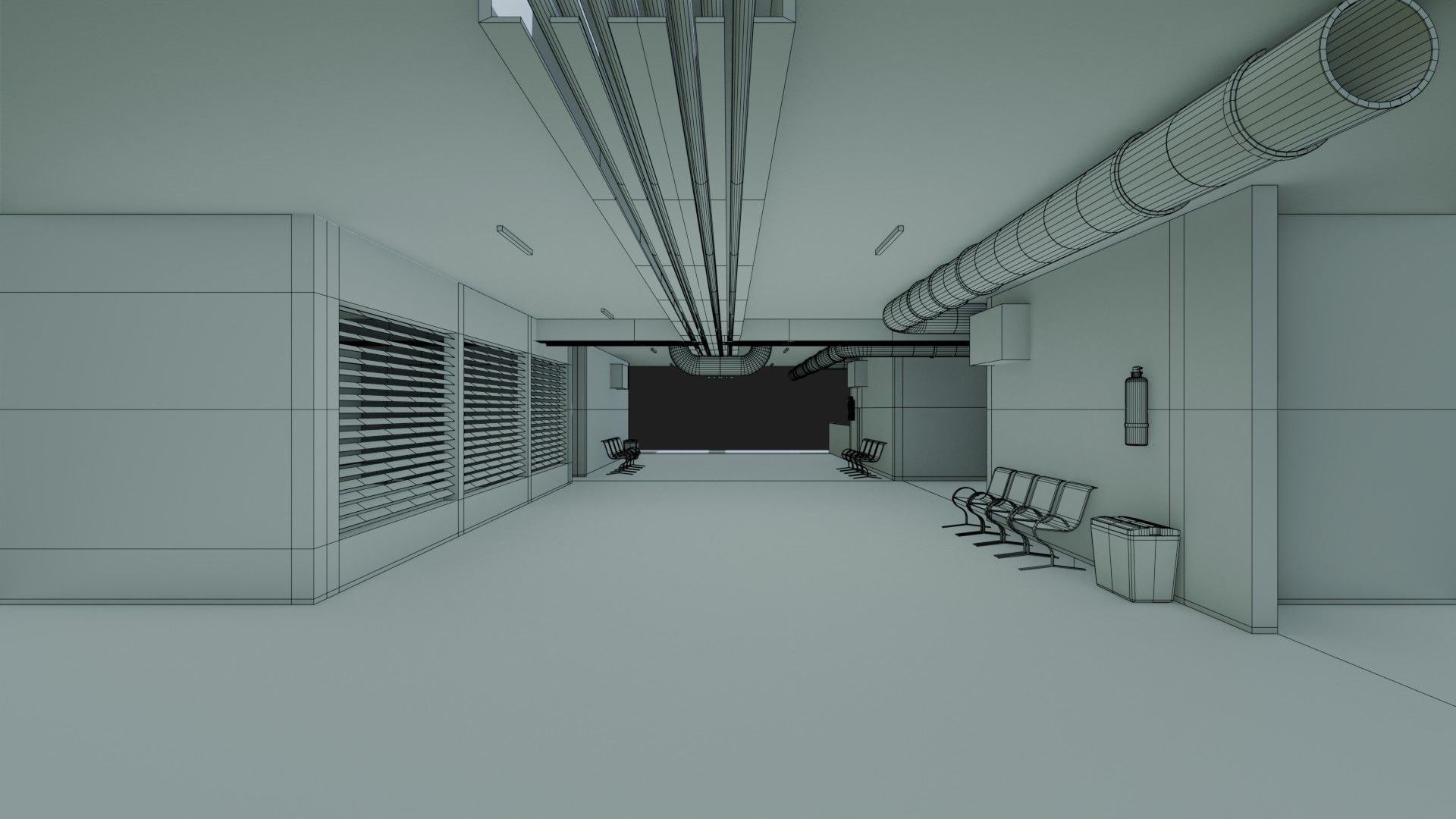 Basement Area - Game Ready - PBR Low-poly 3D model_16