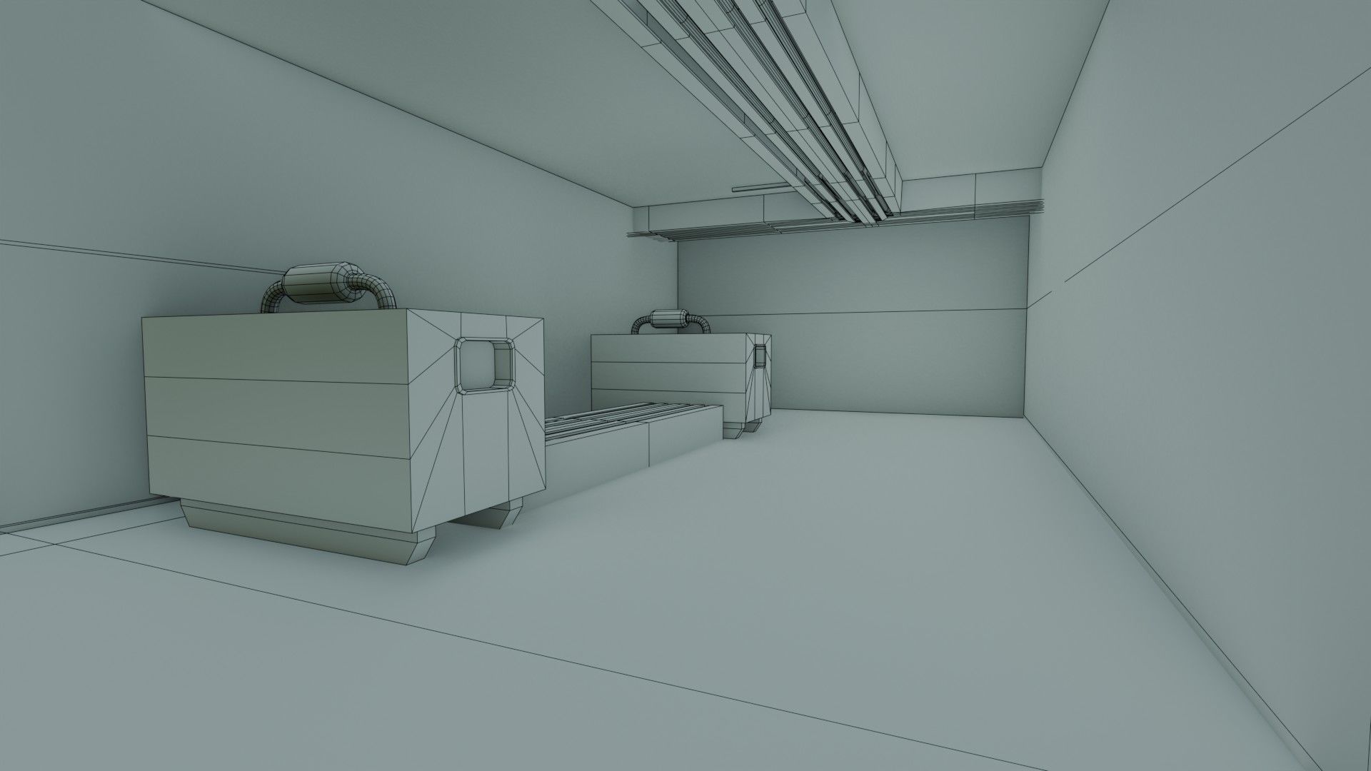 Basement Area - Game Ready - PBR Low-poly 3D model_22