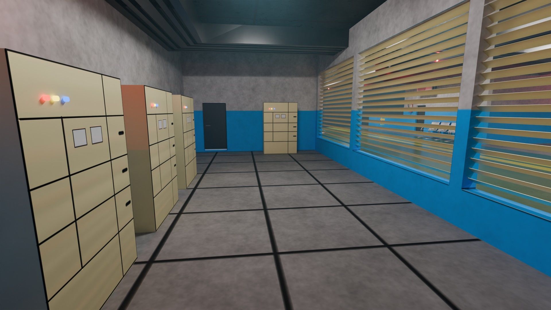 Basement Area - Game Ready - PBR Low-poly 3D model_13