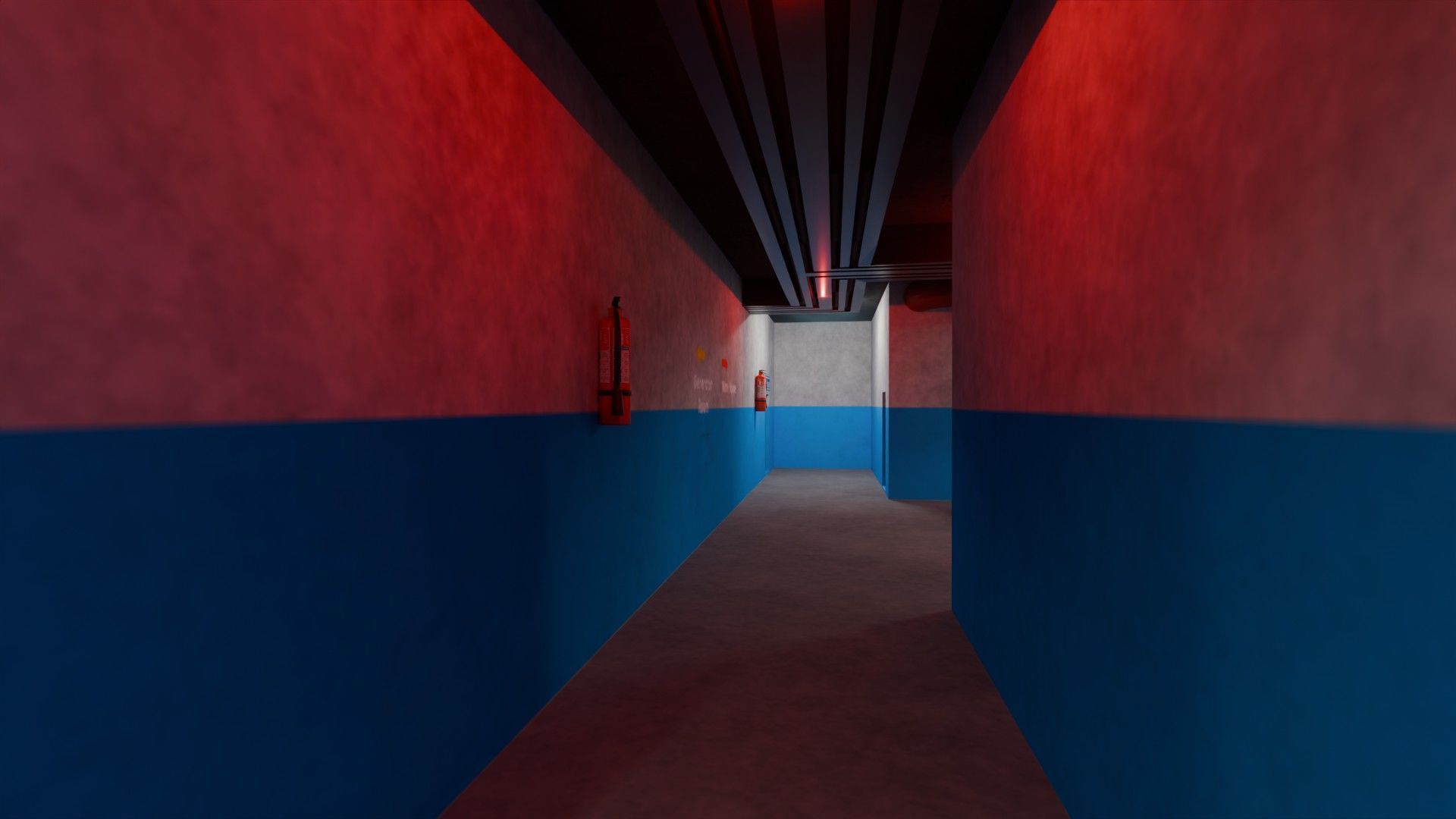 Basement Area - Game Ready - PBR Low-poly 3D model_6