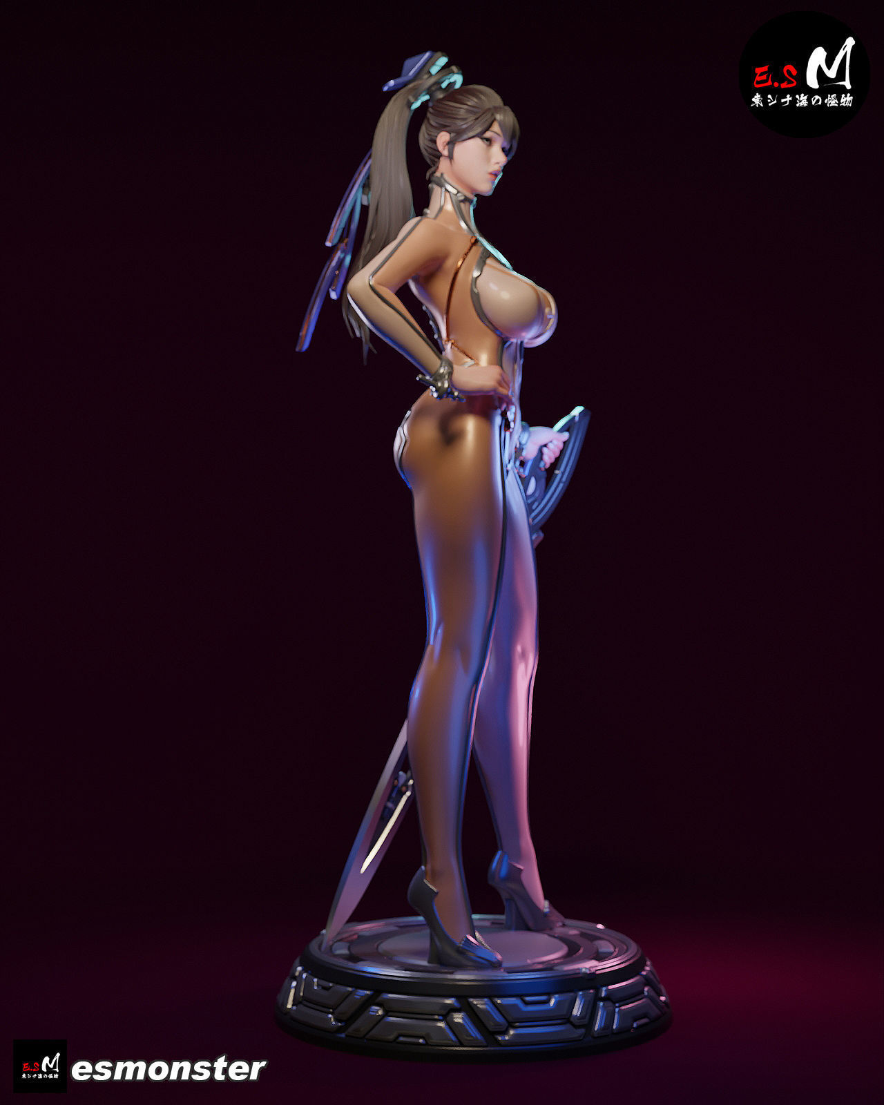 EVE CHARACTER BY ESM CHARACTER BY ESM 3D print model_2