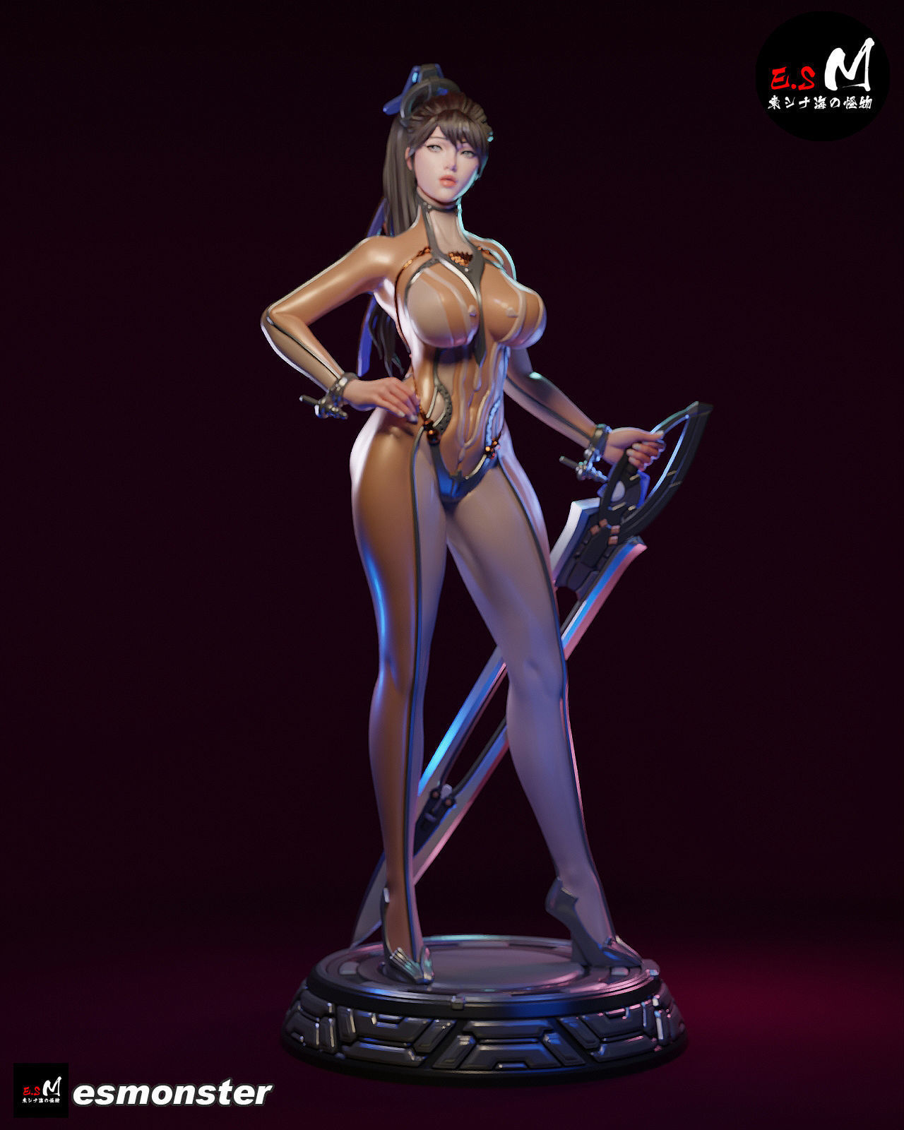 EVE CHARACTER BY ESM CHARACTER BY ESM 3D print model_1