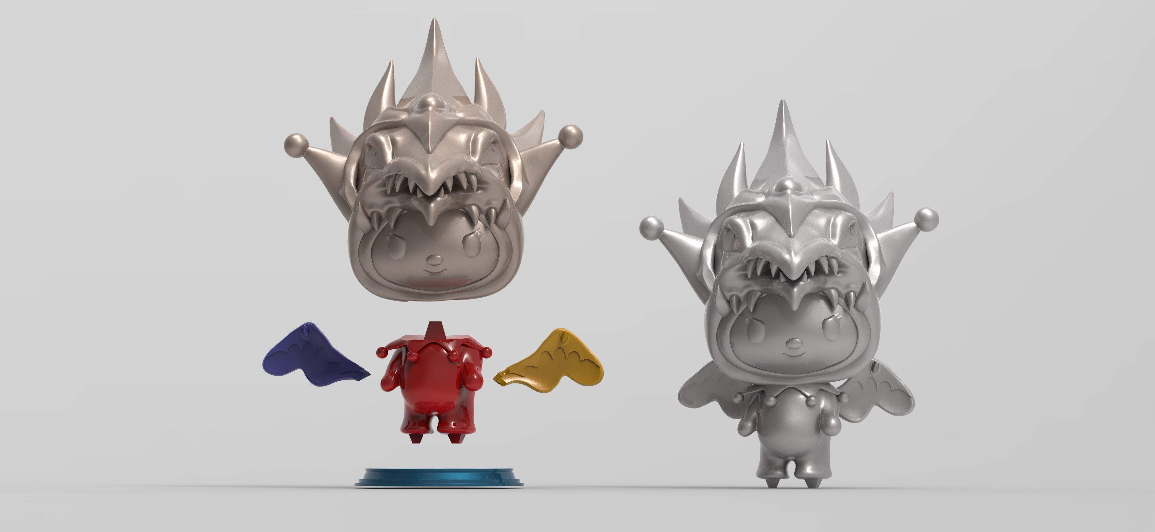 Kuromi - Slifer 3D print model_3