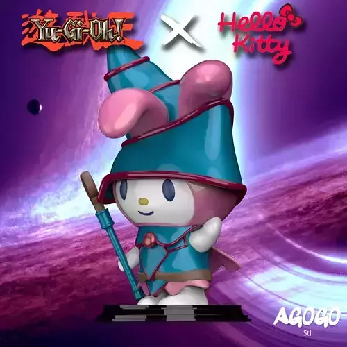 Melody - Dark Magician Girl 3D print model