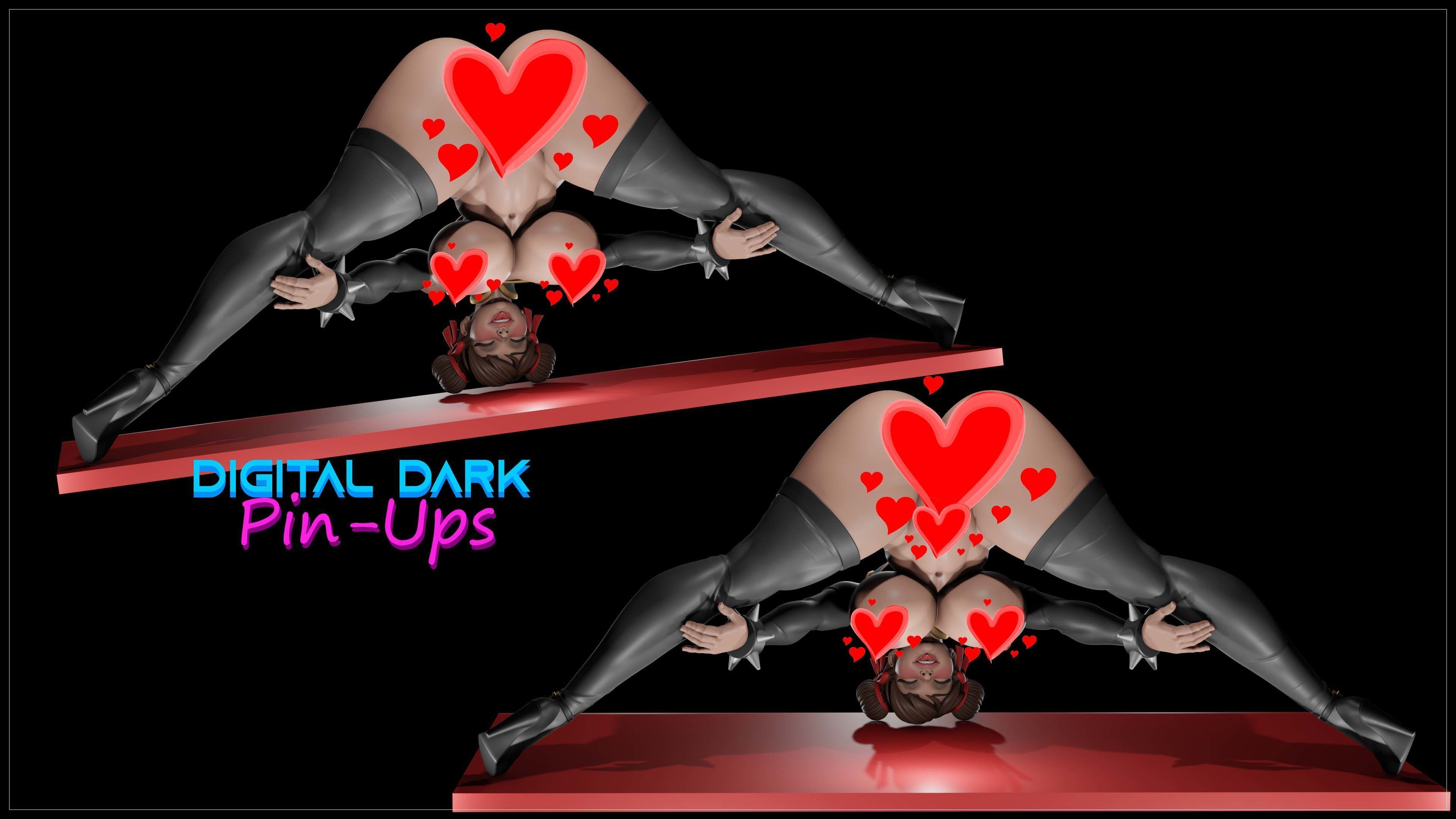 Chun Li with NSFW version and Miniatures 3D print model_3