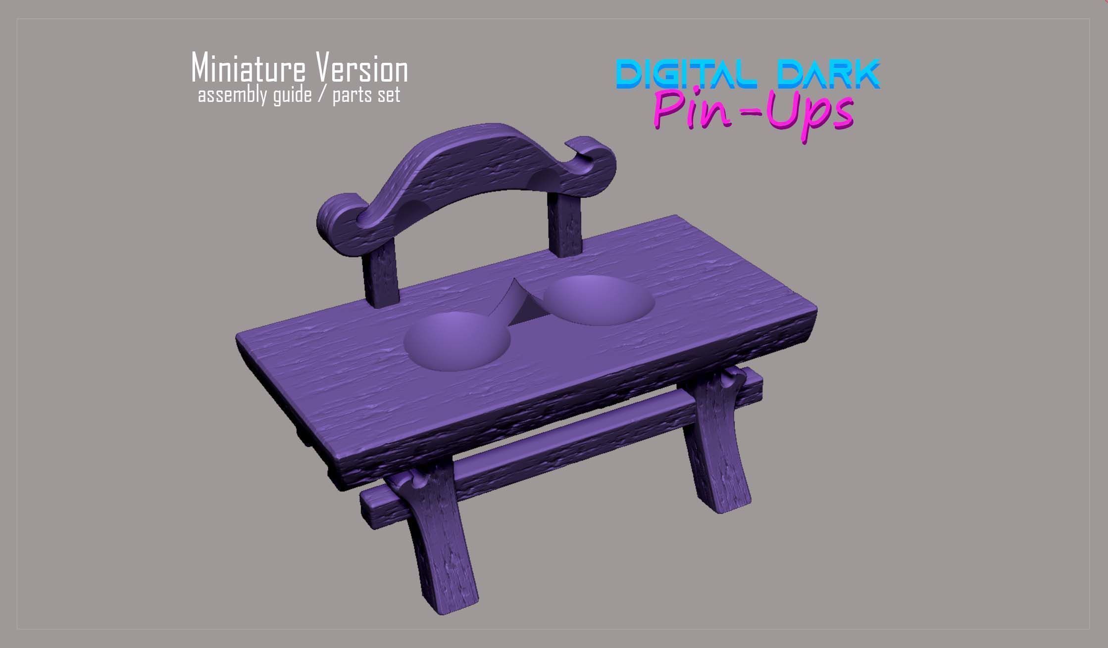 Chun Li with NSFW version and Miniatures 3D print model_20