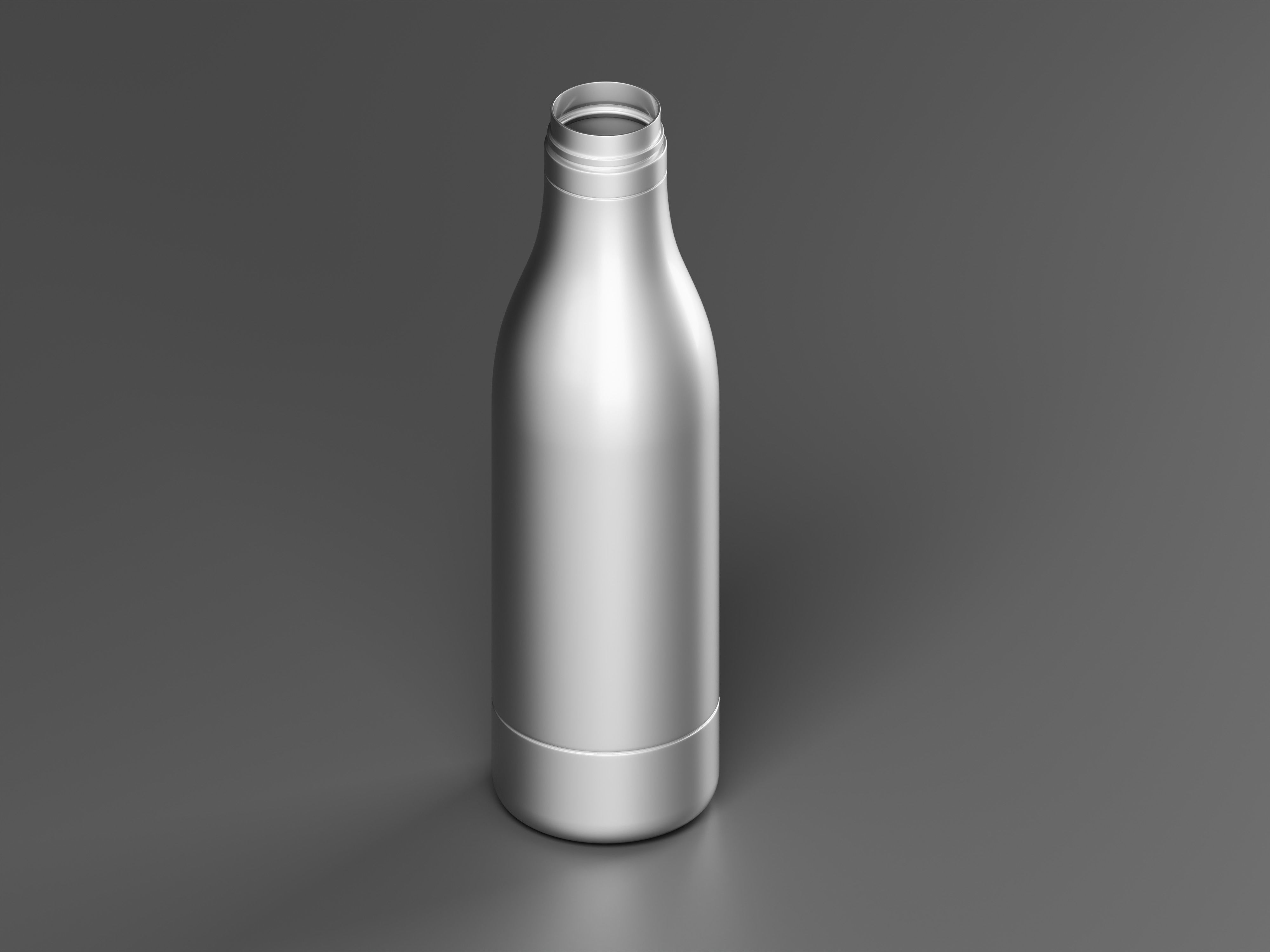 Aluminum Drinking Bottle 3D Model Low-poly 3D model_4