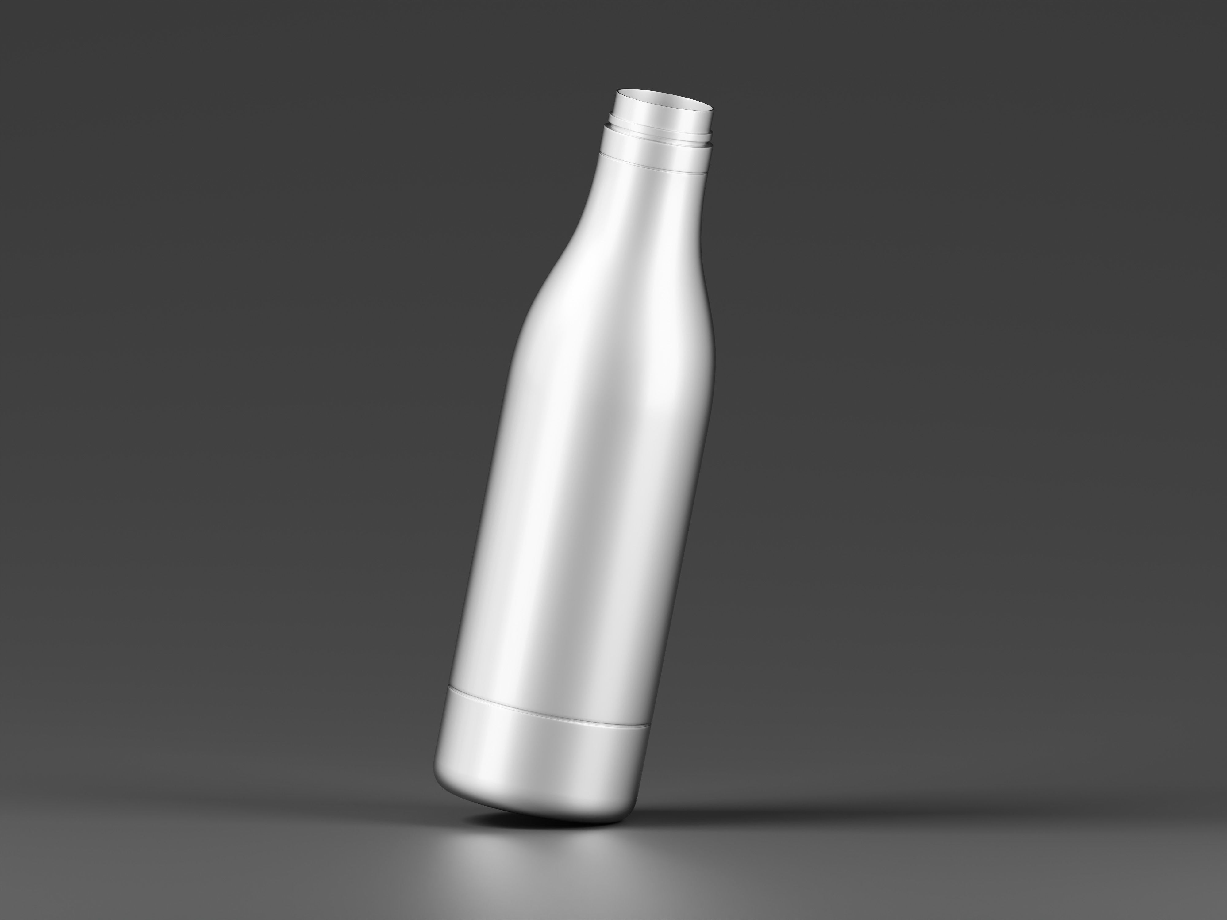 Aluminum Drinking Bottle 3D Model Low-poly 3D model_7
