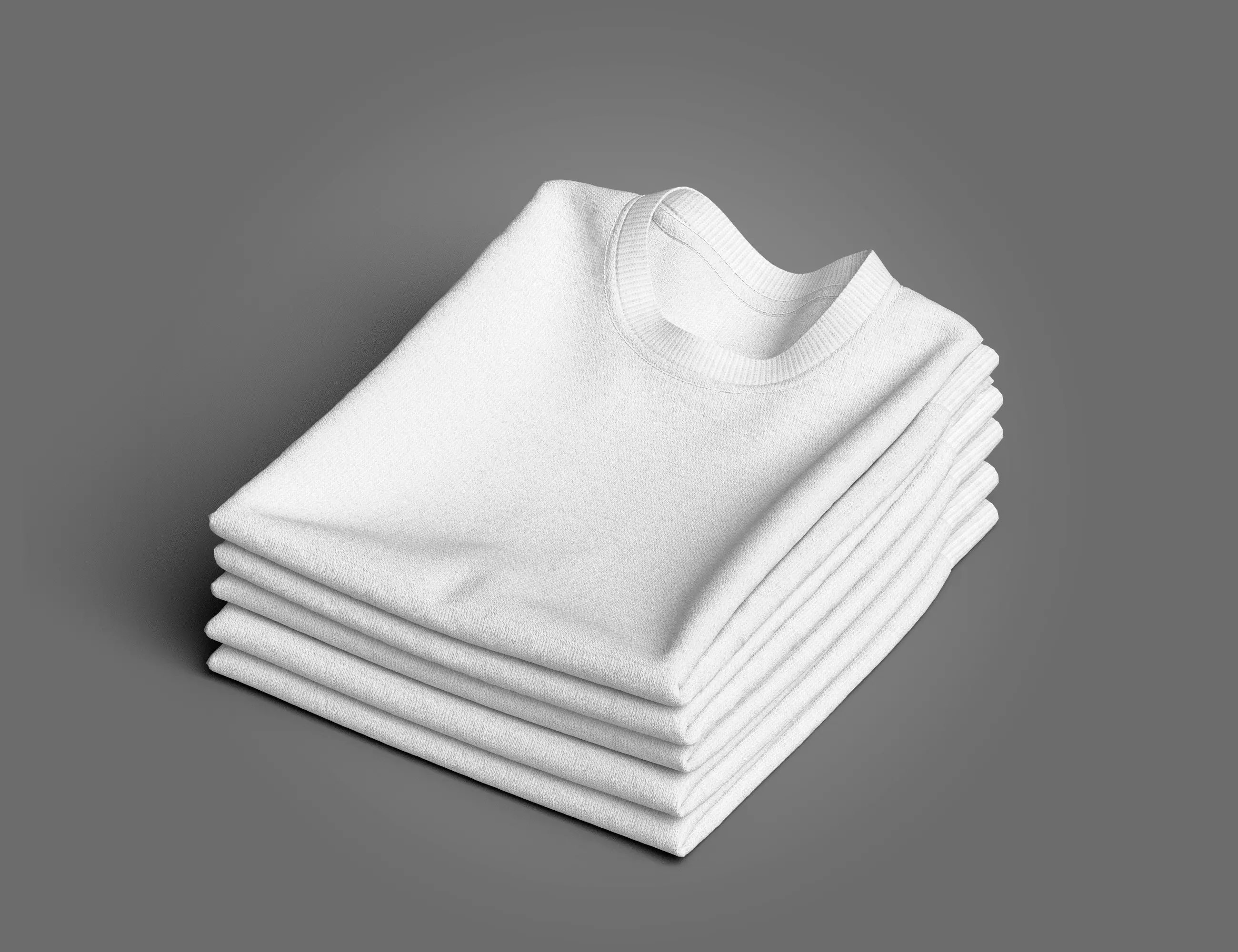Folded 5 Pile Sweatshirt 3D Model 3D model