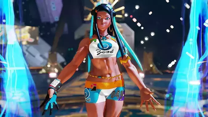 Nessa - Rurina - Donna Low-poly 3D model