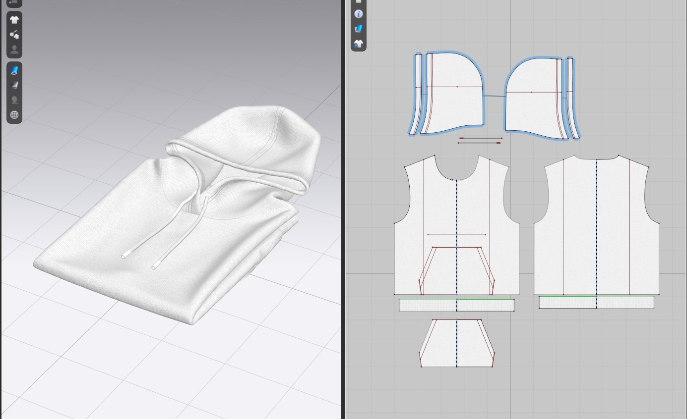Folded hoodie 3D Model 3D model_1
