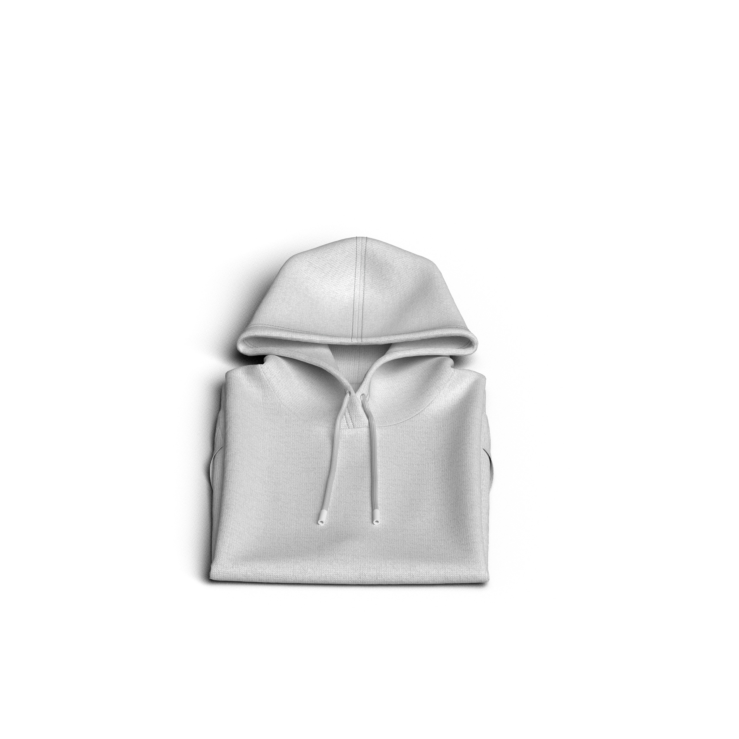 Folded hoodie 3D Model 3D model_7