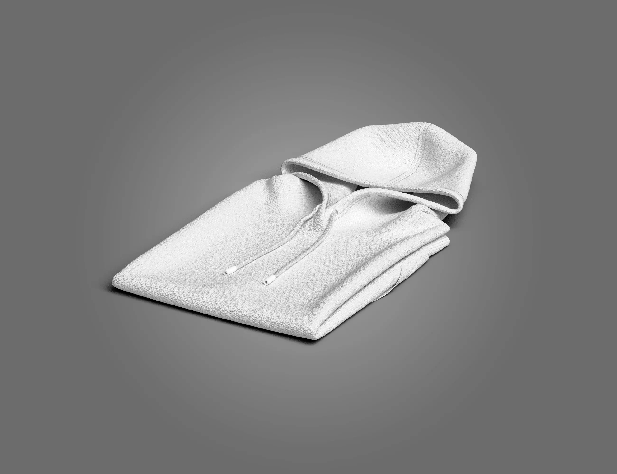 Folded hoodie 3D Model 3D model_0