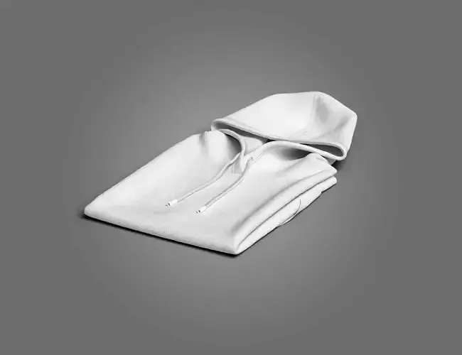 Folded hoodie 3D Model 3D model