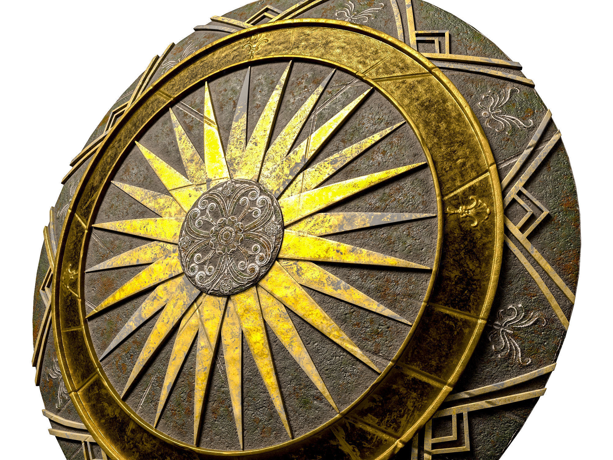 Godkiller Wonder Woman  Shield 03- Low-poly 3d model Low-poly 3D model_3