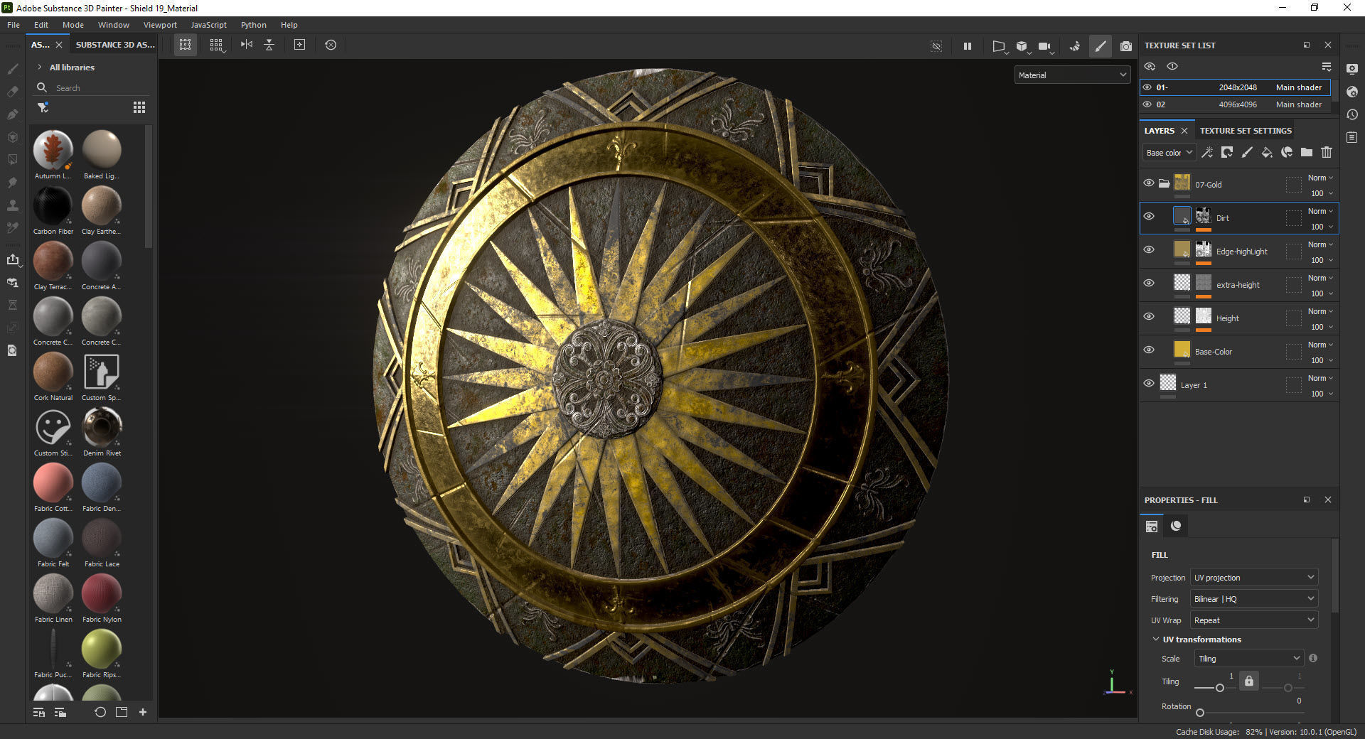 Godkiller Wonder Woman  Shield 03- Low-poly 3d model Low-poly 3D model_7