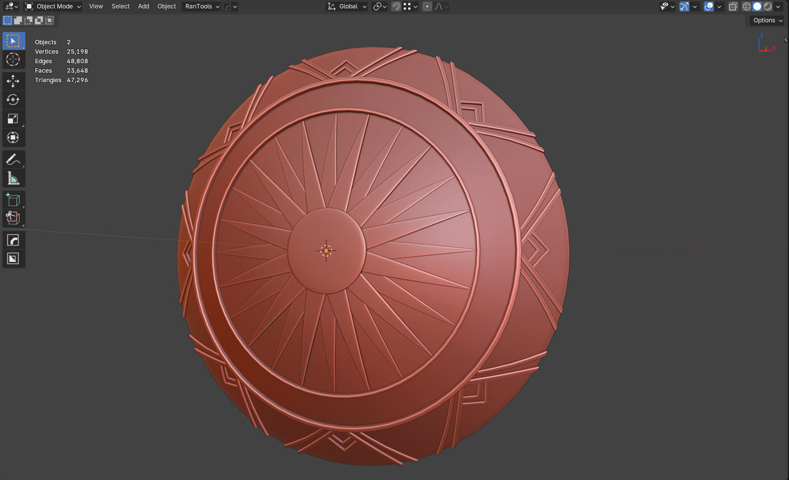 Godkiller Wonder Woman  Shield 03- Low-poly 3d model Low-poly 3D model_13