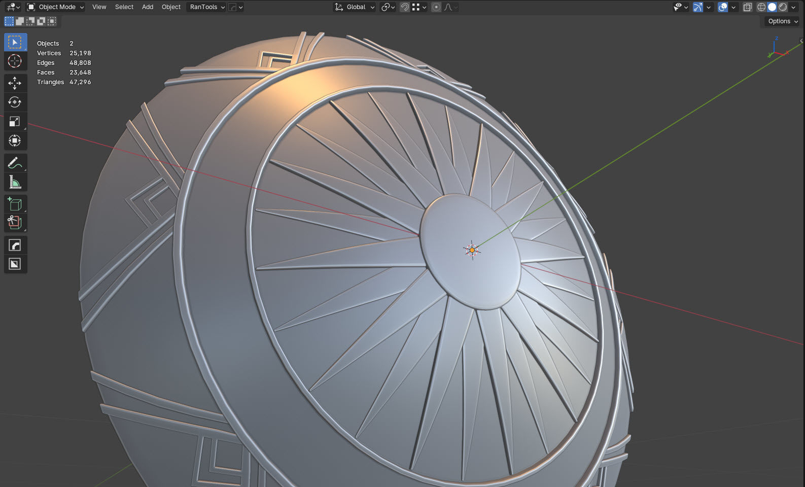 Godkiller Wonder Woman  Shield 03- Low-poly 3d model Low-poly 3D model_12