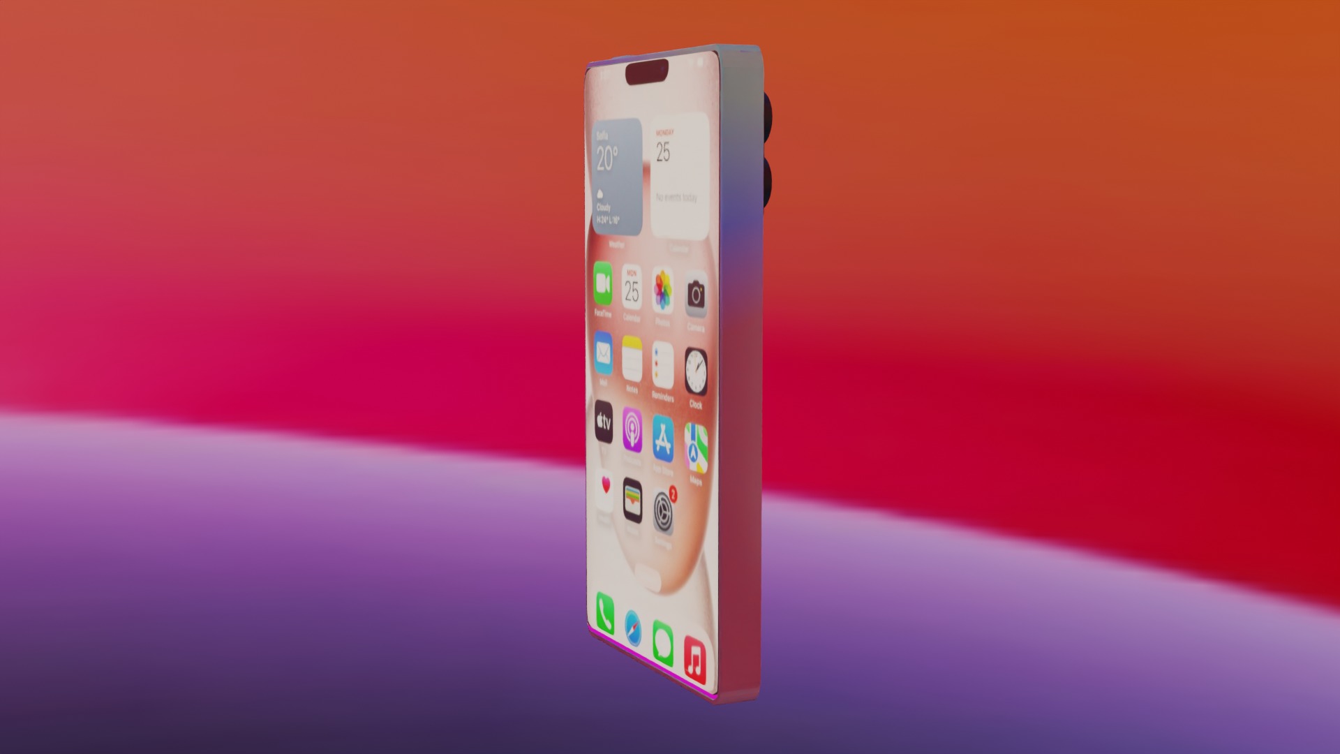 iPhone 13 Low Poly Model Free Download Free 3D model_5