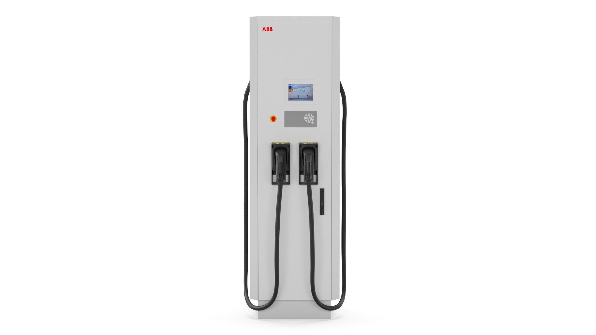 ABB Terra 94 CC EV Electric Car Charging station 3D model_5