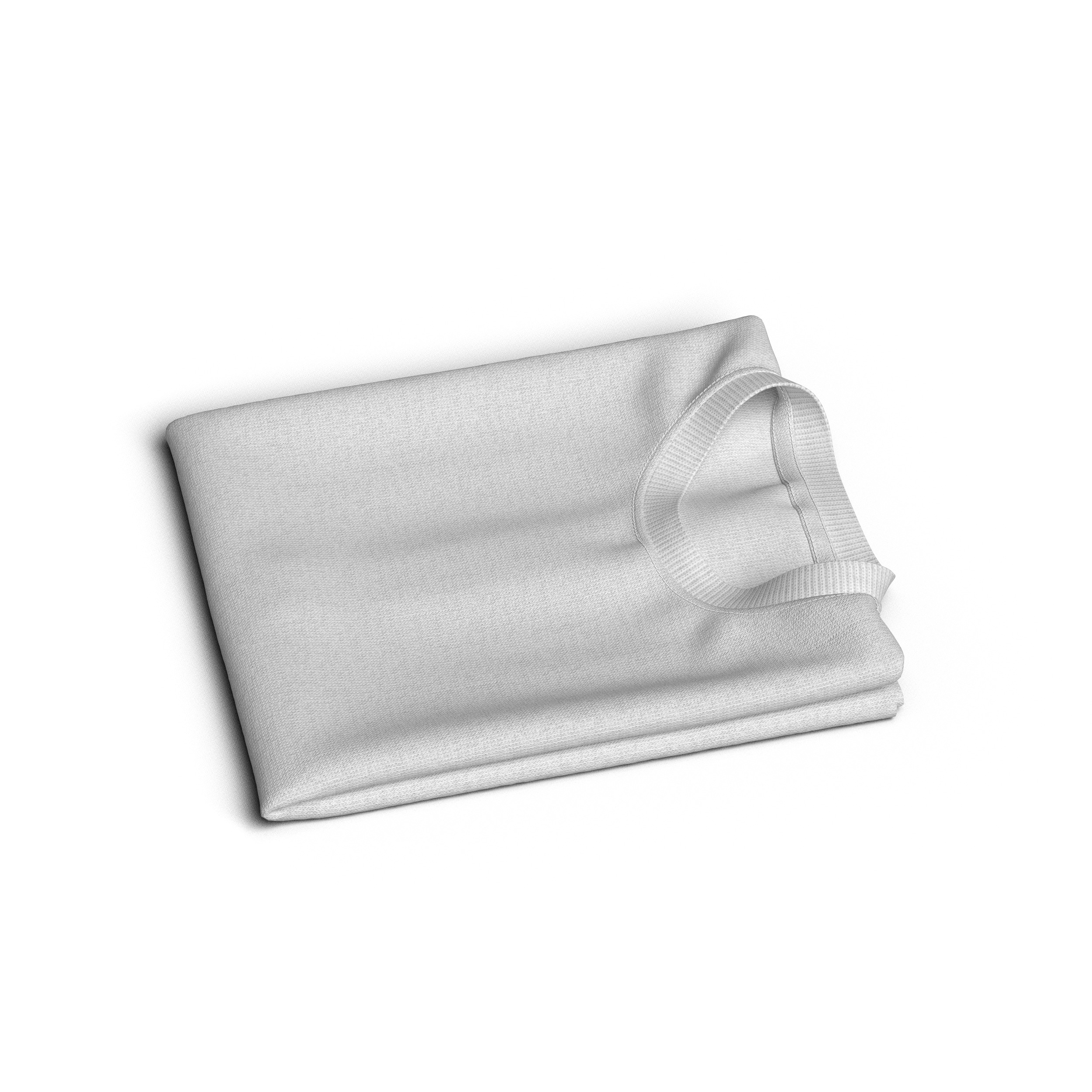 Folded T Shirt 3D Model 3D model_4