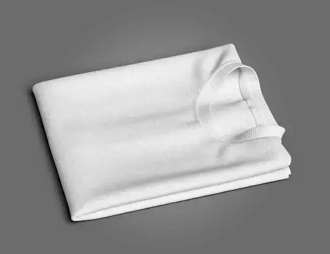 Folded T Shirt 3D Model 3D model