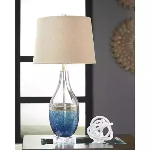 Bull Millen Glass Table Lamp