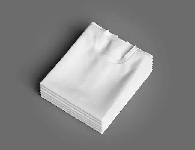 Folded 6 Pile T Shirt