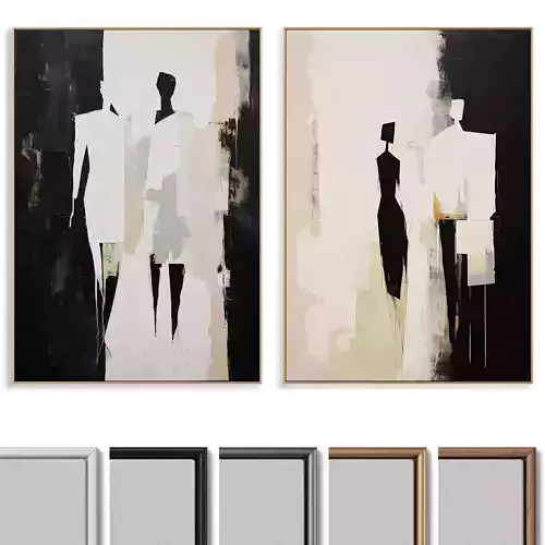 Abstract Painting Frame set 06