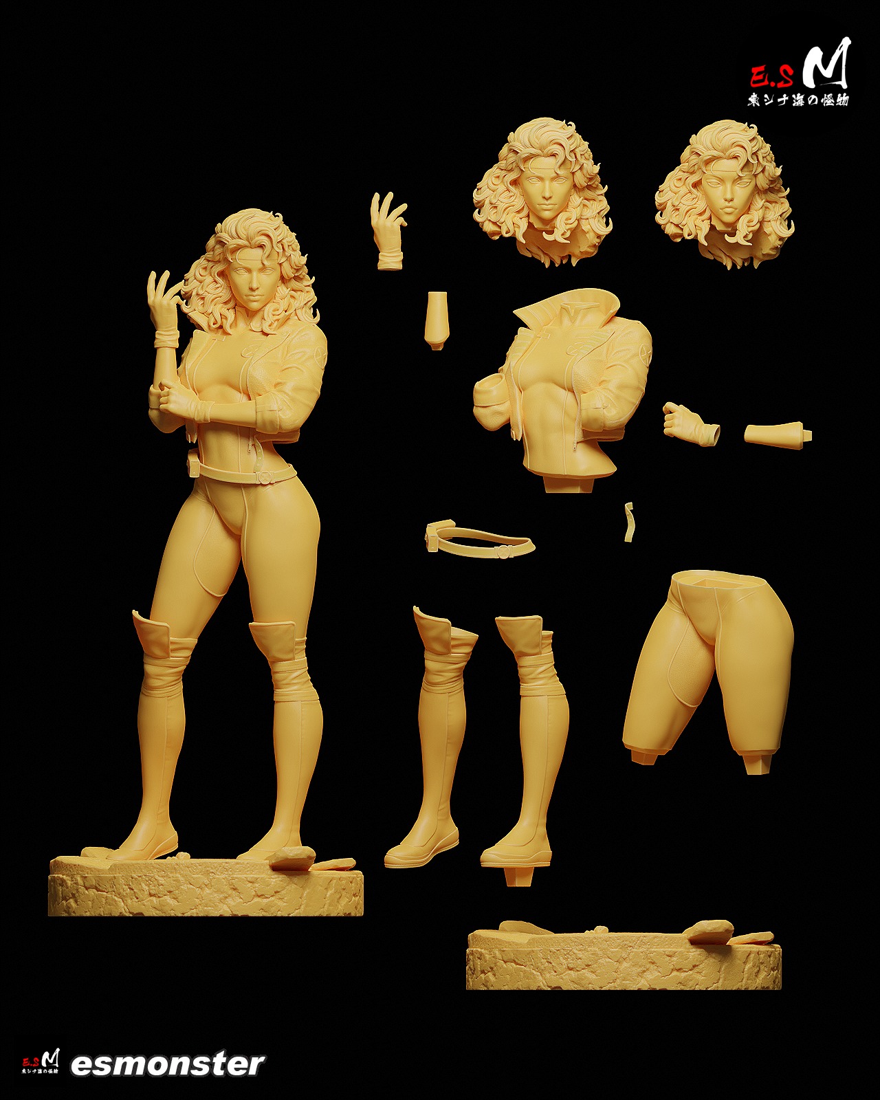 Rogue CHARACTER BY ESM 3D print model_20