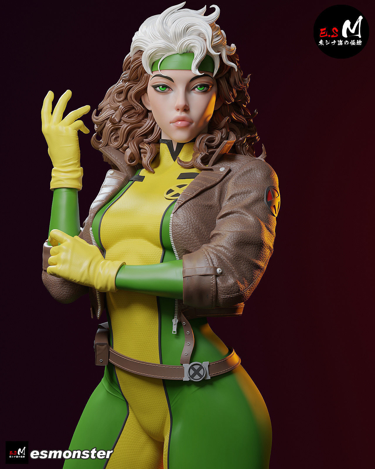 Rogue CHARACTER BY ESM 3D print model_4