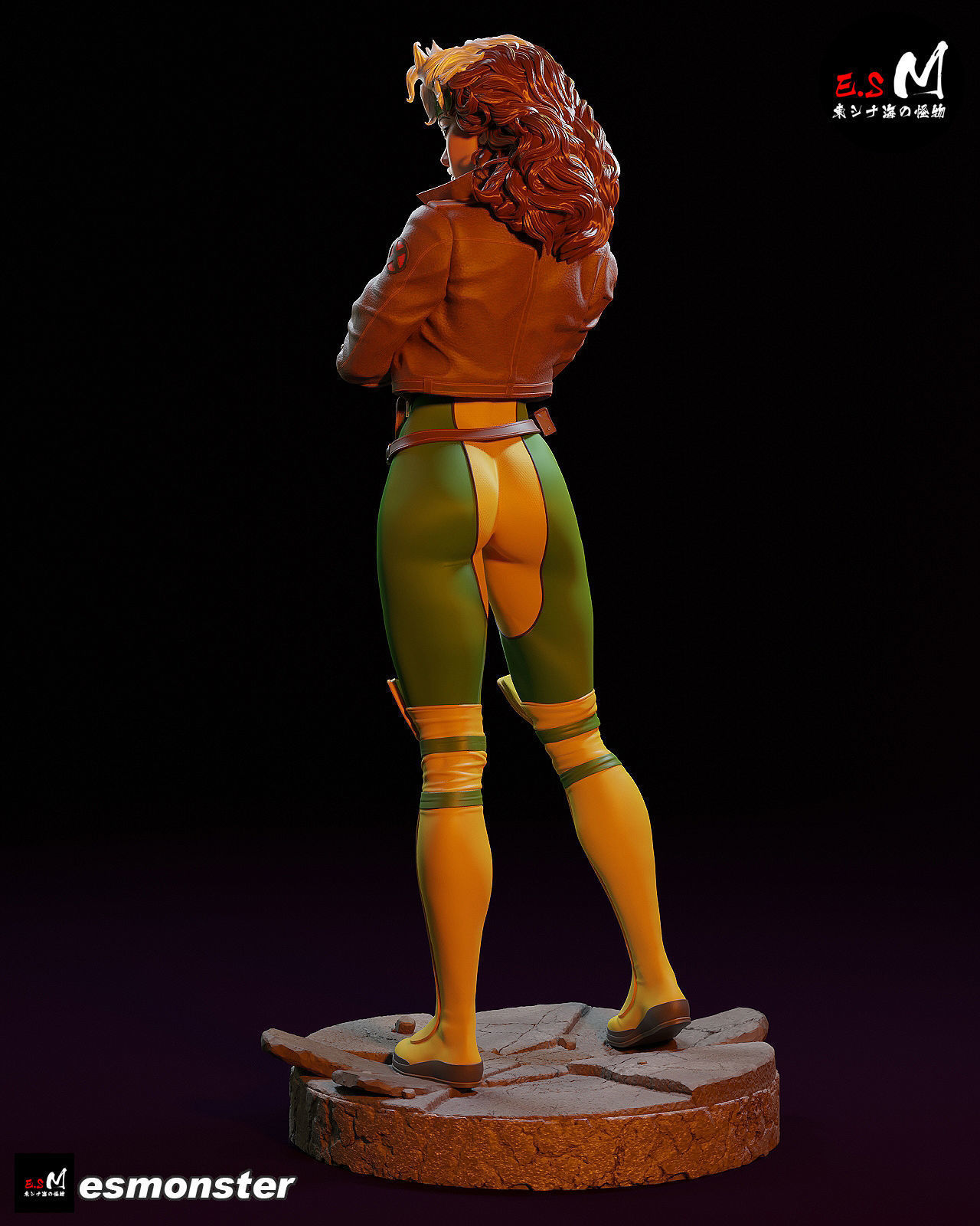 Rogue CHARACTER BY ESM 3D print model_14