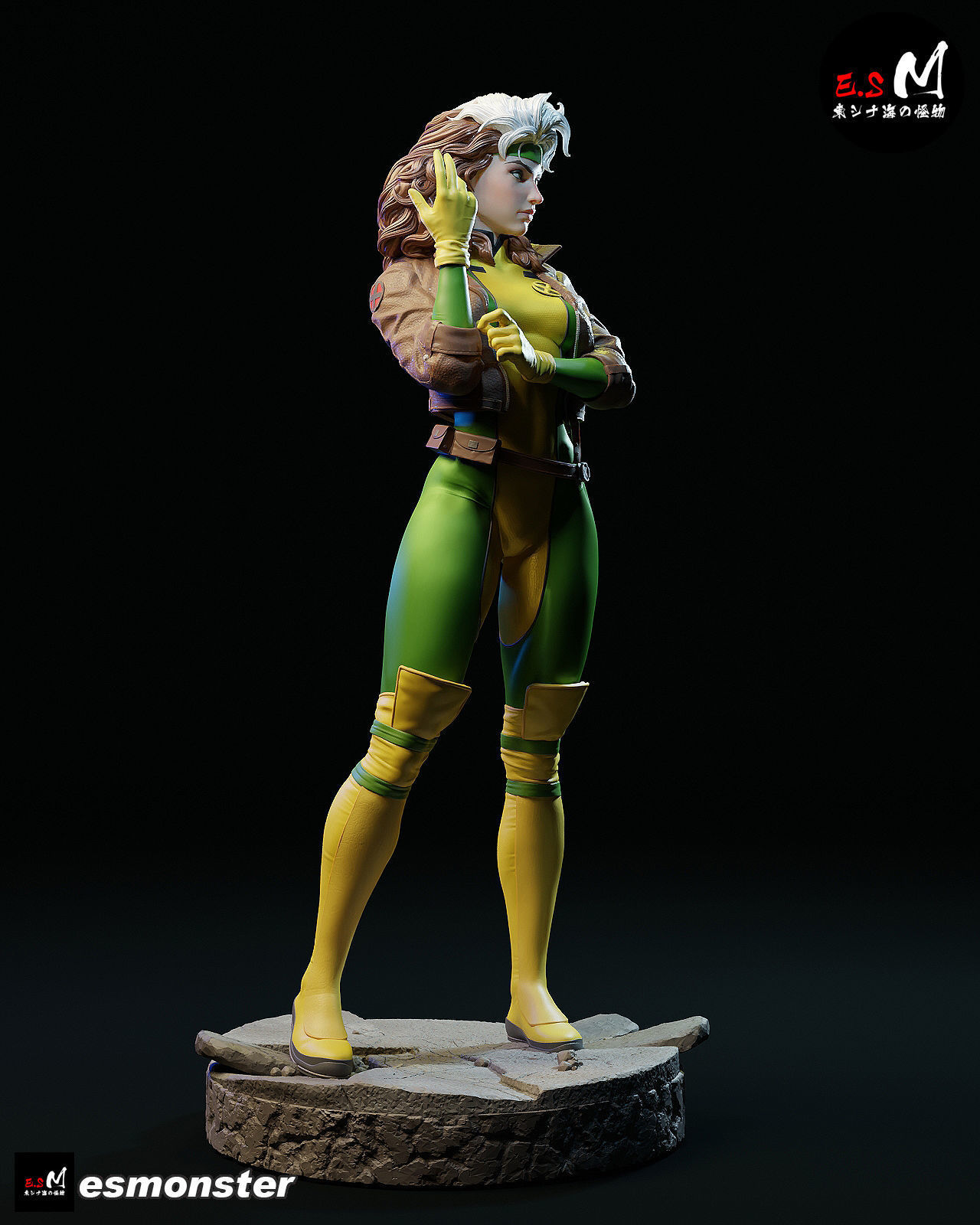 Rogue CHARACTER BY ESM 3D print model_10
