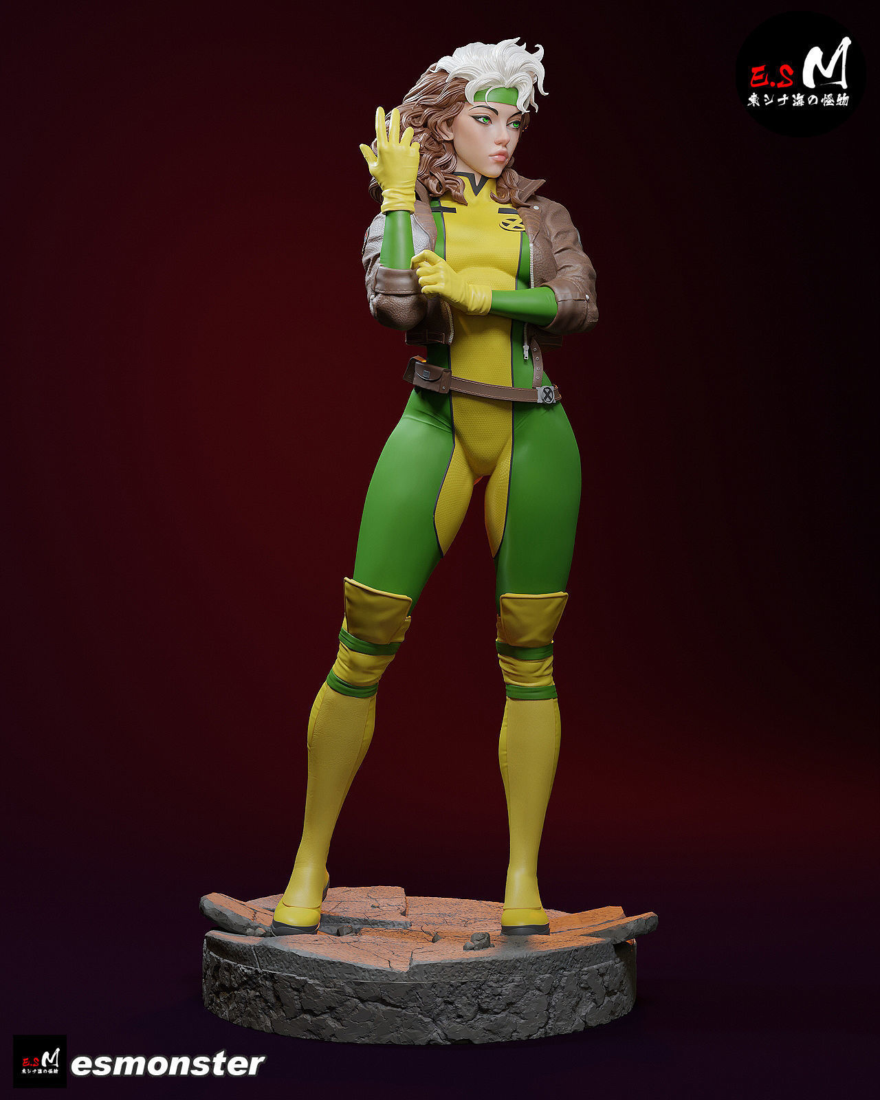 Rogue CHARACTER BY ESM 3D print model_6