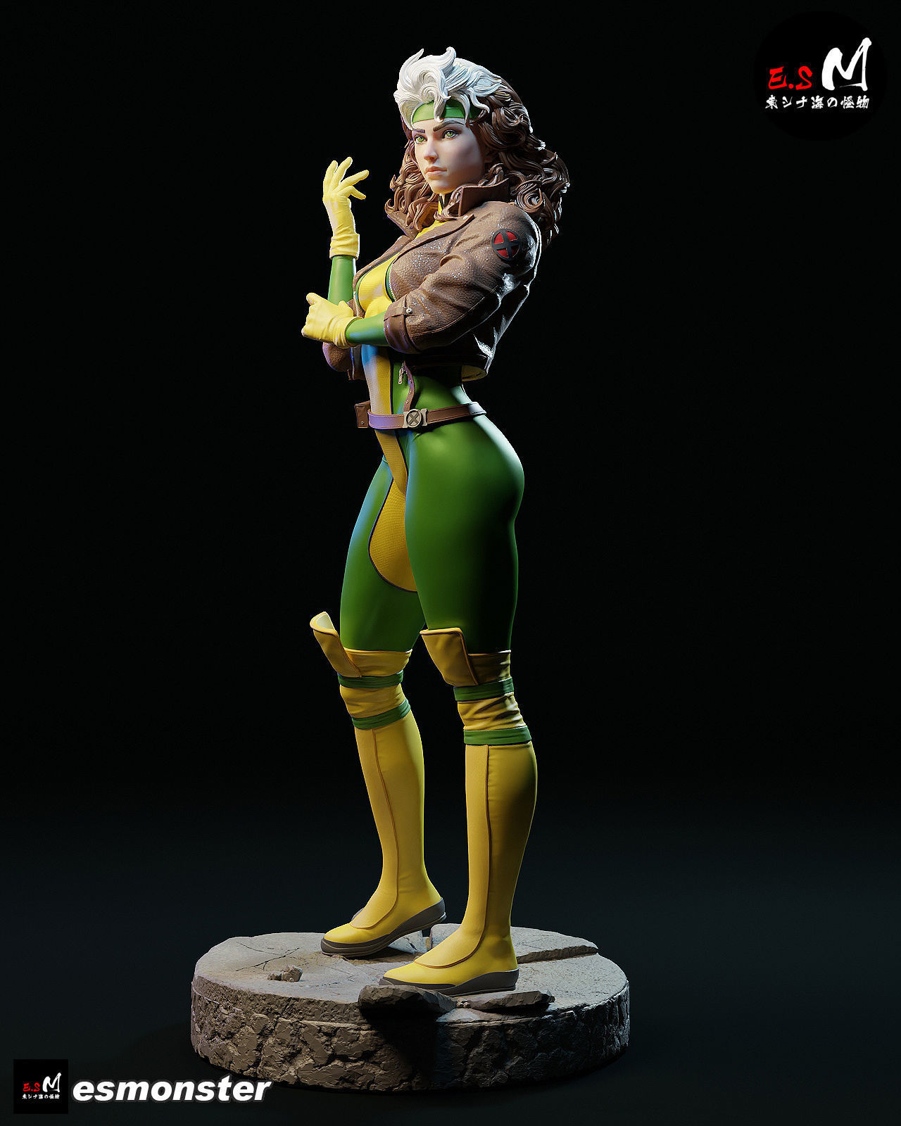 Rogue CHARACTER BY ESM 3D print model_13