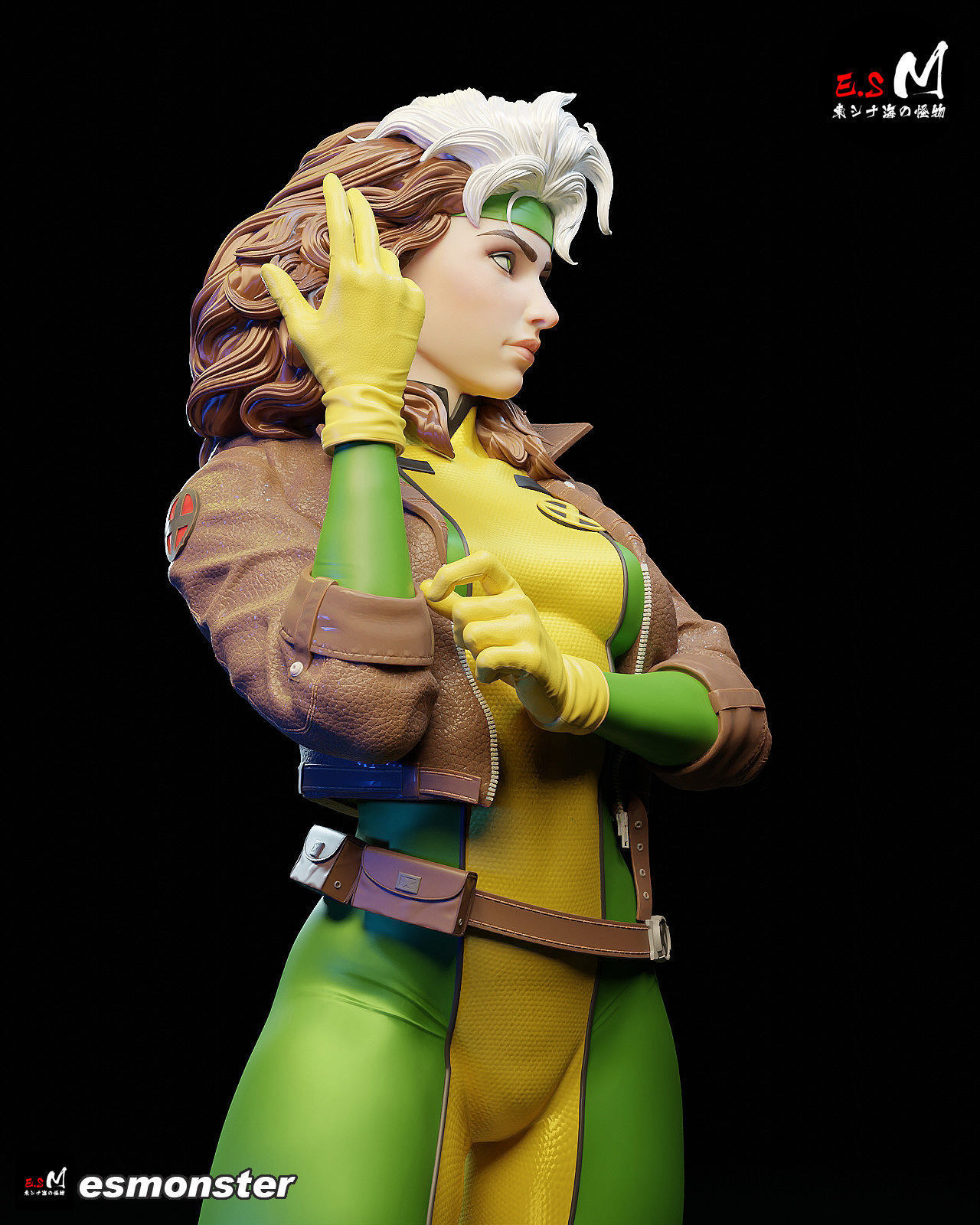 Rogue CHARACTER BY ESM 3D print model_3