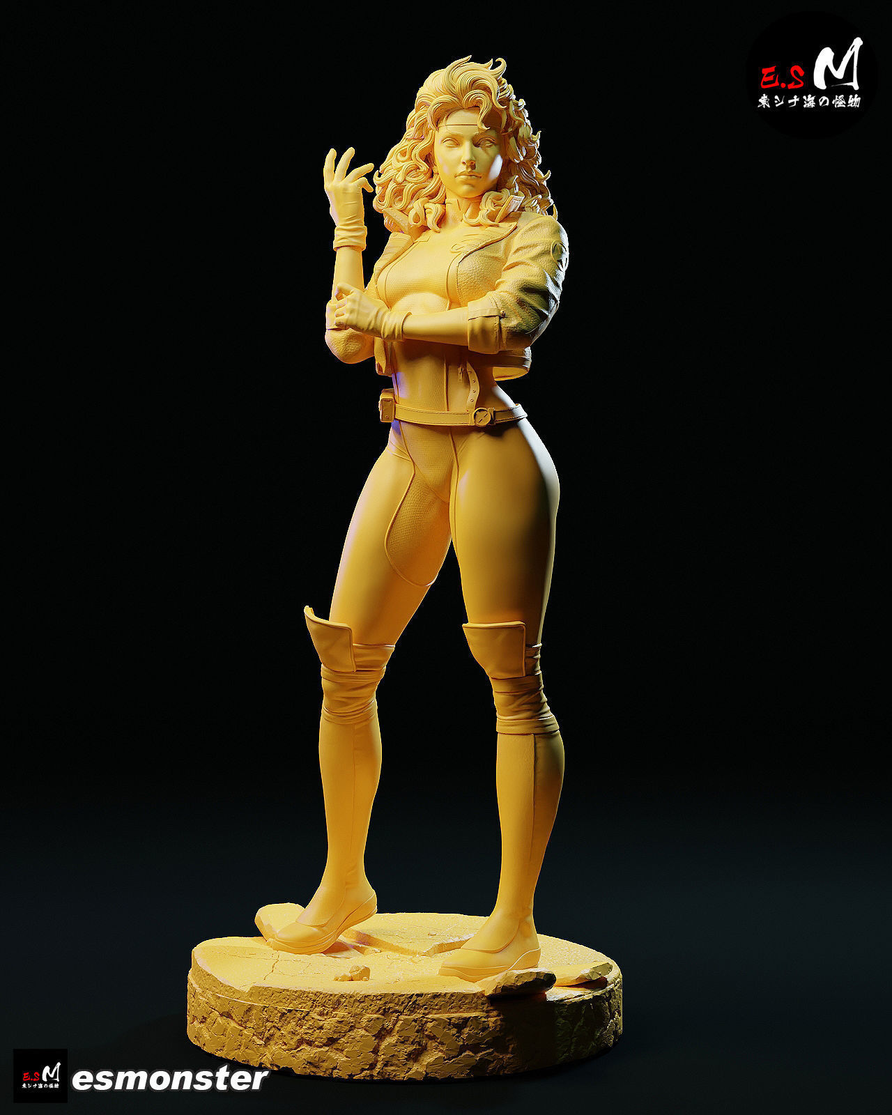 Rogue CHARACTER BY ESM 3D print model_15