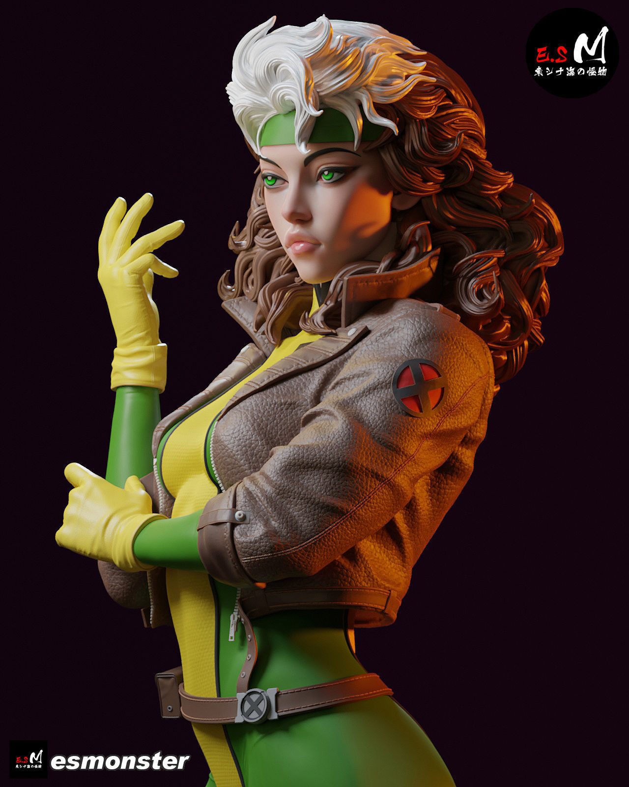 Rogue CHARACTER BY ESM 3D print model_1