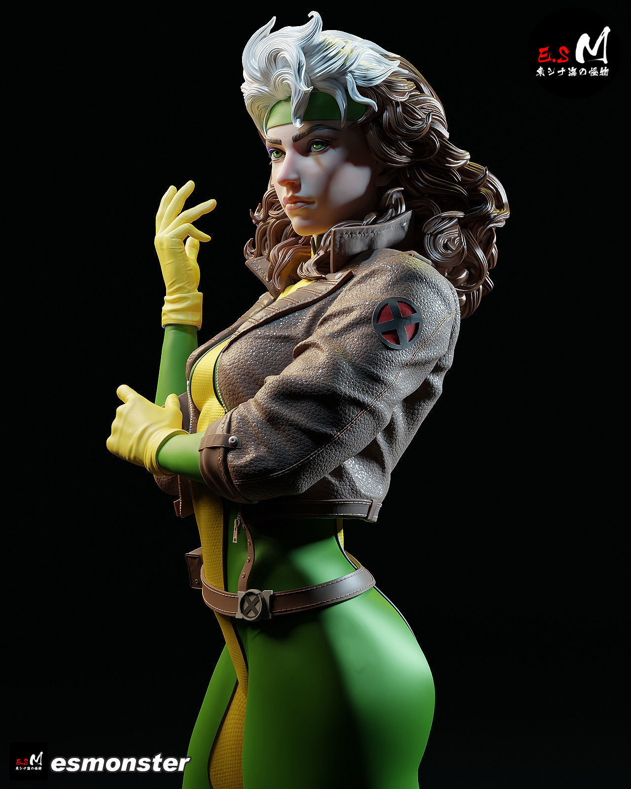 Rogue CHARACTER BY ESM 3D print model_7