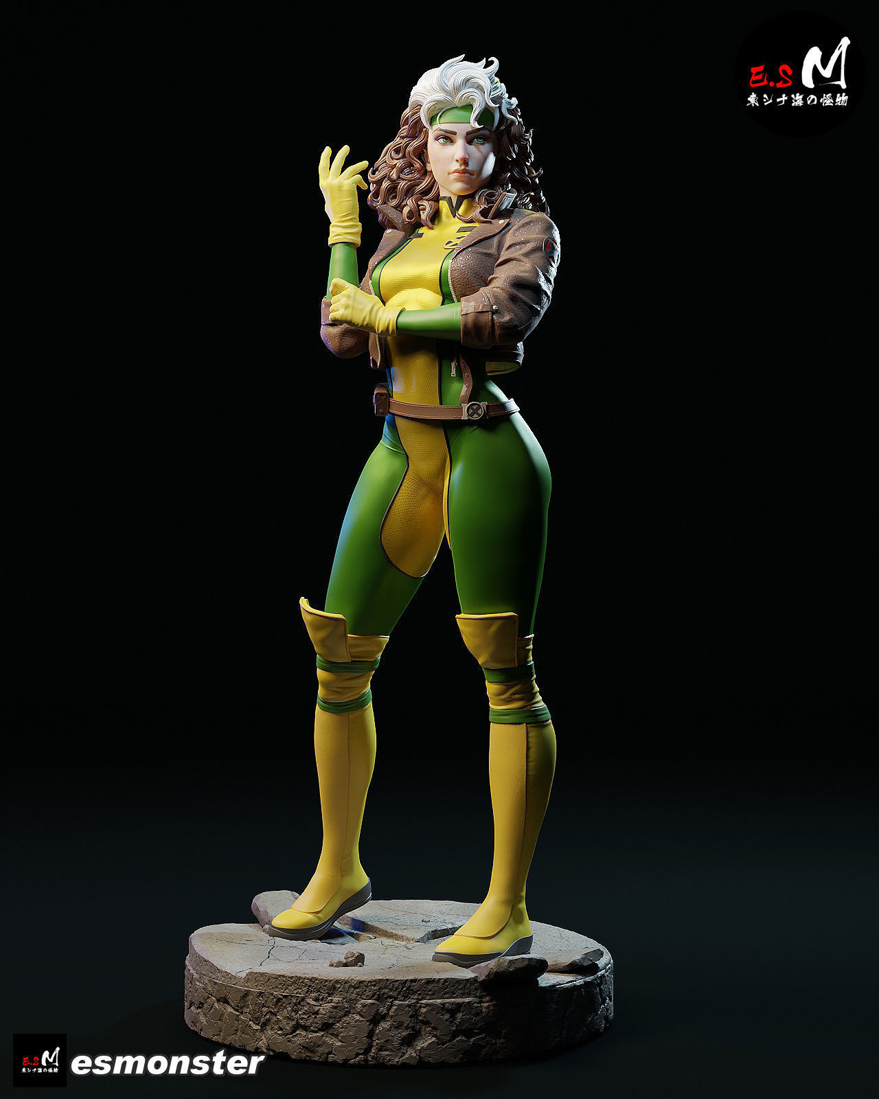 Rogue CHARACTER BY ESM 3D print model_9